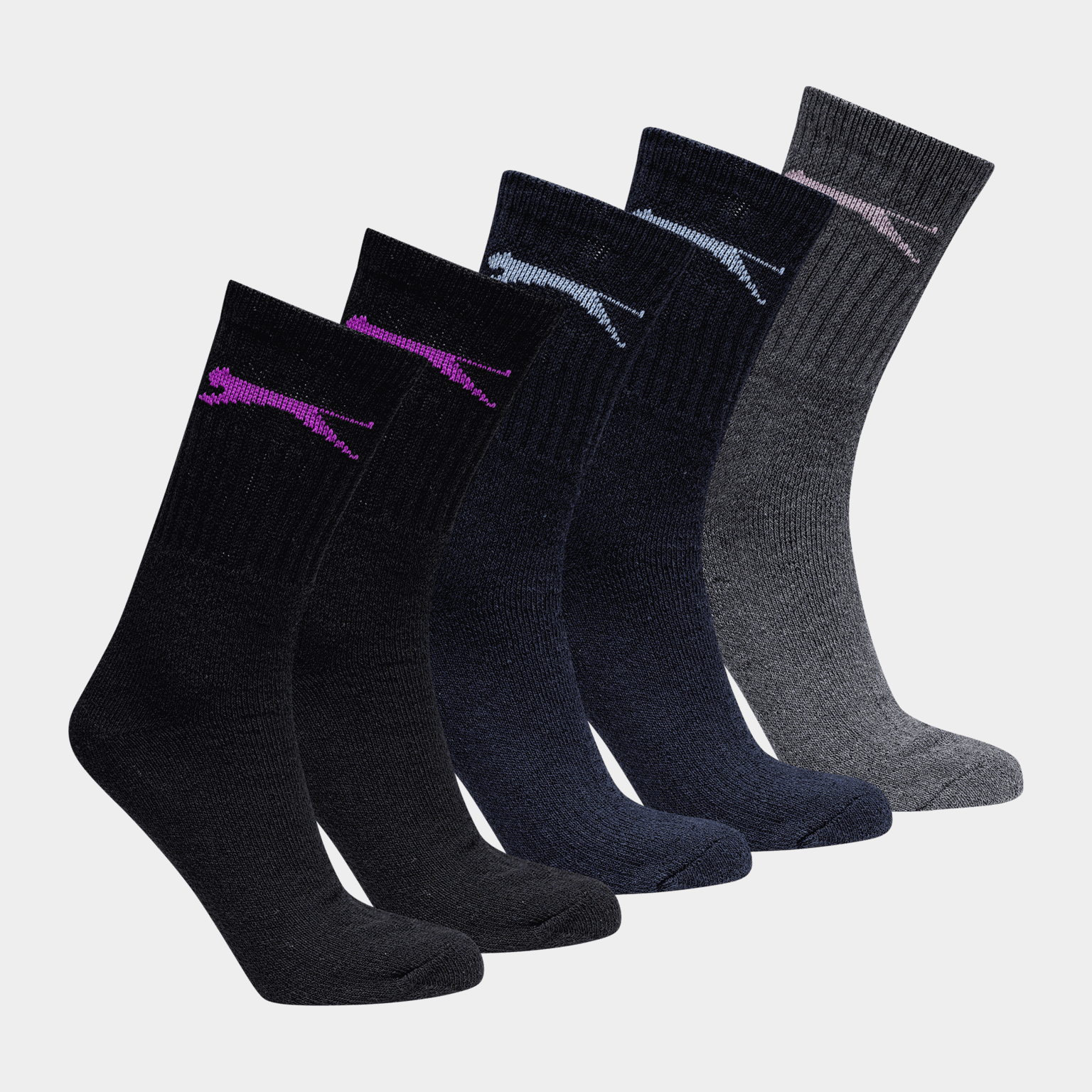 5Pk Crew Sock, sokker, dame - full image 1
