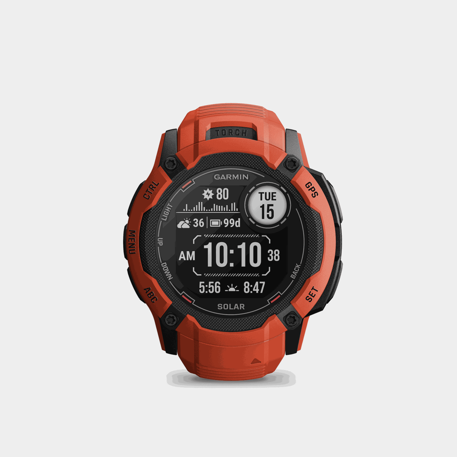 Instinct 2X, Solar, multisportklokke, fitnessklokke - full image 1