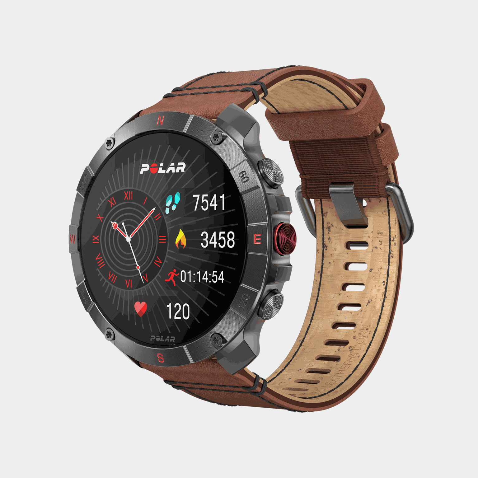 Grit X2 Pro Titanium, smartklokke, multisportklokke - full image 2