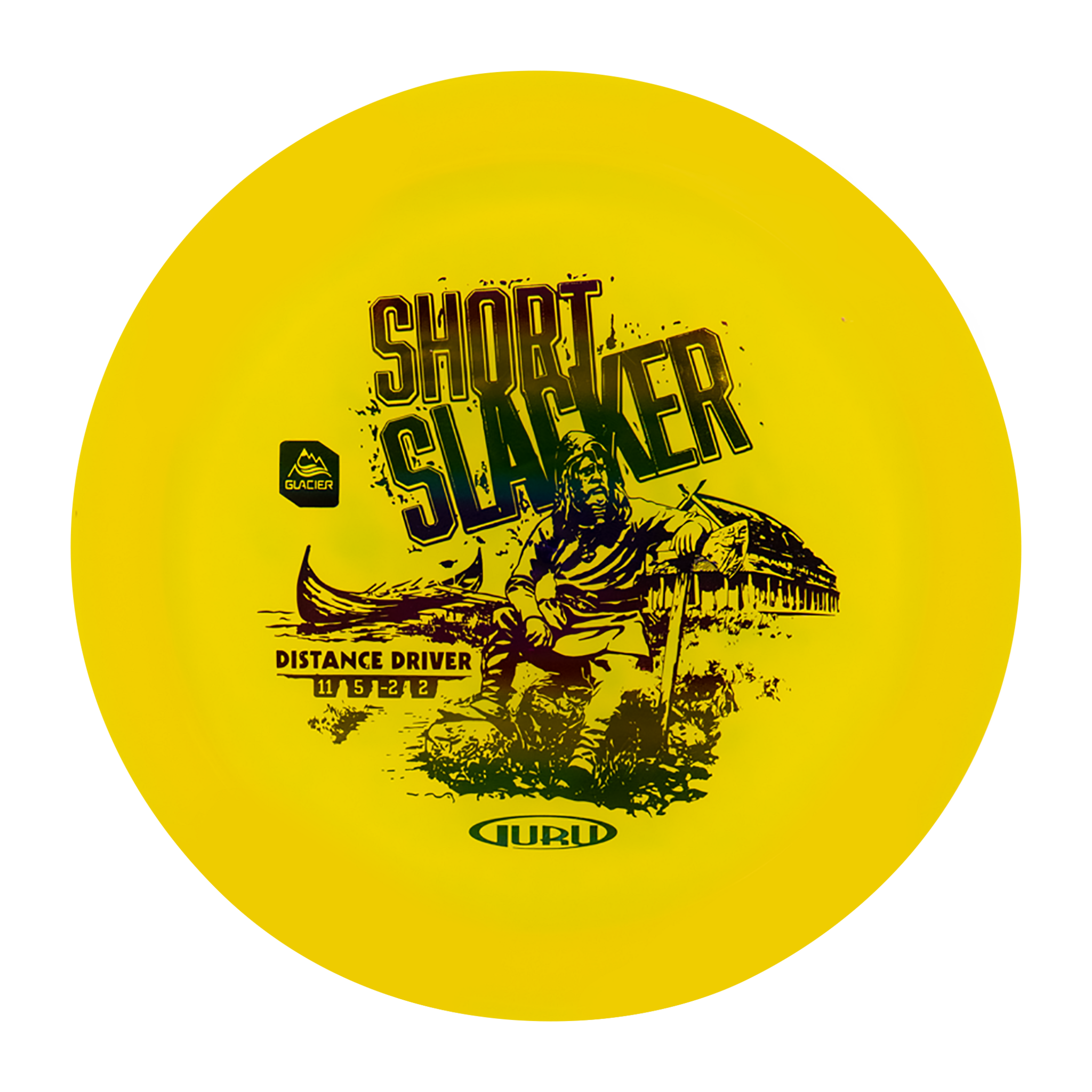 Guru Glacier Line Driver Short Slacker, 170-175g, driver frisbeegolf