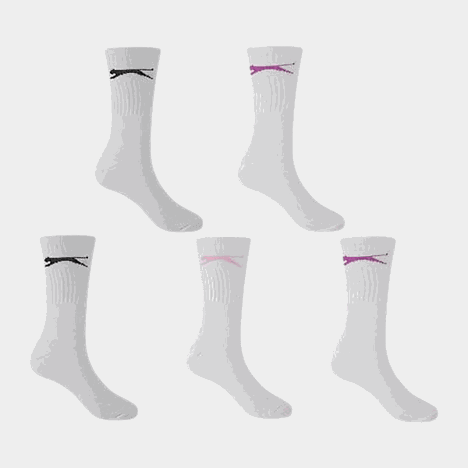 5Pk Crew Sock, sokker, dame - full image 1