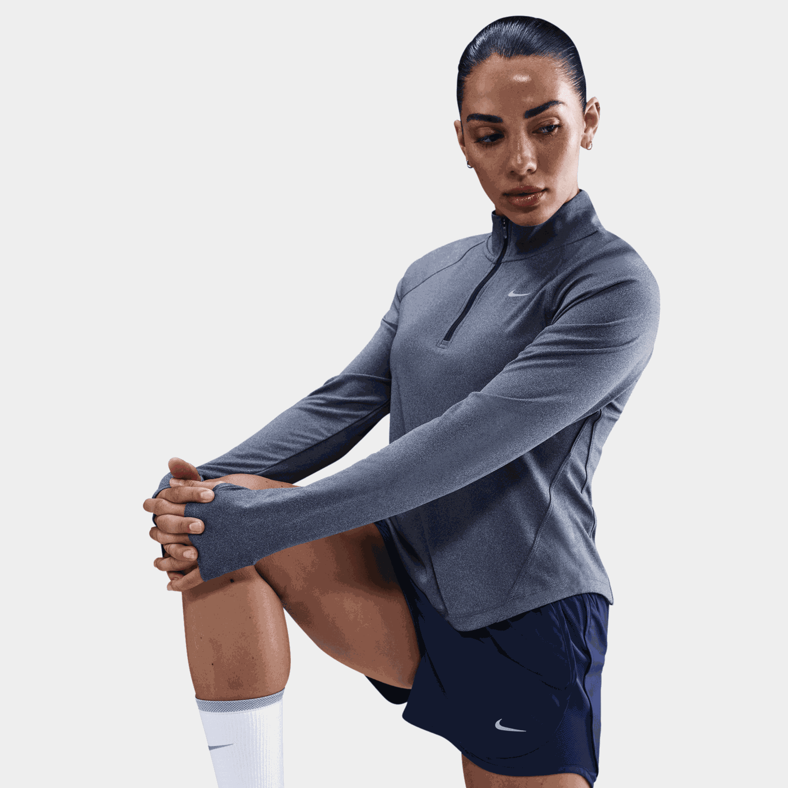 Tempo Dri-FIT 1/4 Zip Top, treningsgenser, dame - full image 3