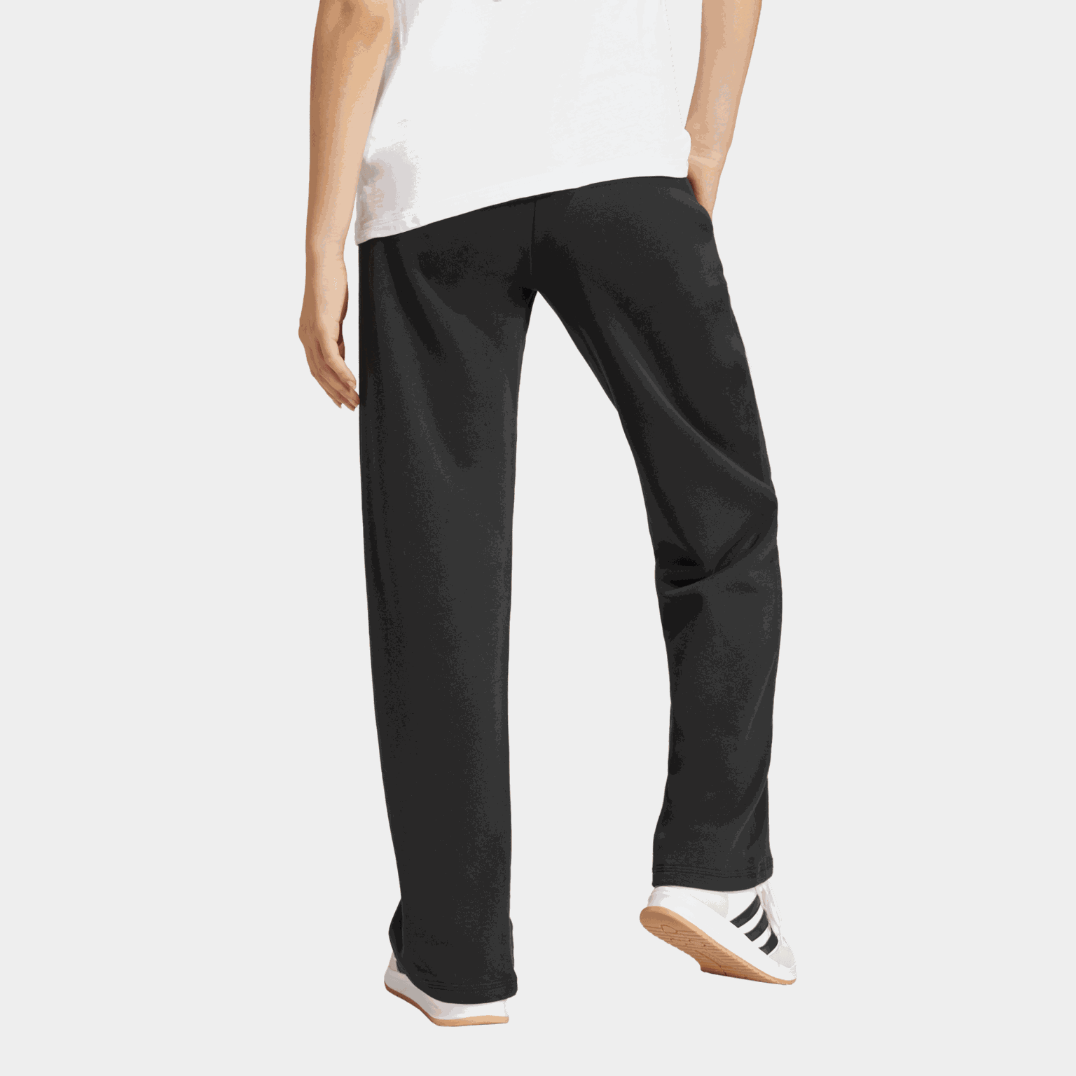 Essentials Small Logo Feel Cozy Open-Hem Joggers, joggebukse, dame - full image 3