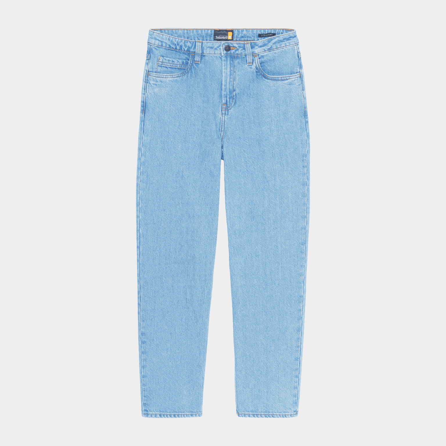 Denim Straight Pants, bukse, dame - full image 3