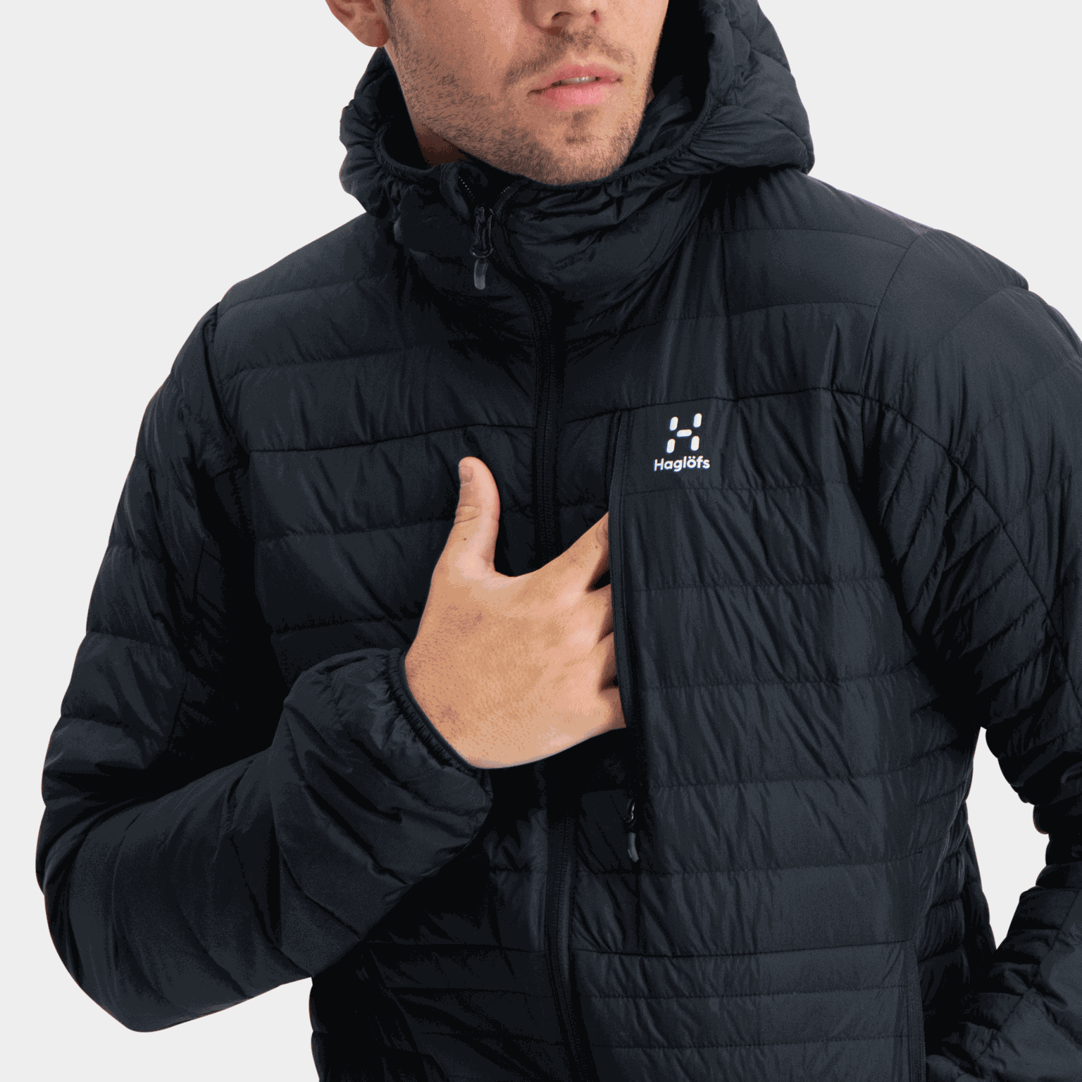 Micro Nordic Down Hood, dunjakke, herre - full image 3