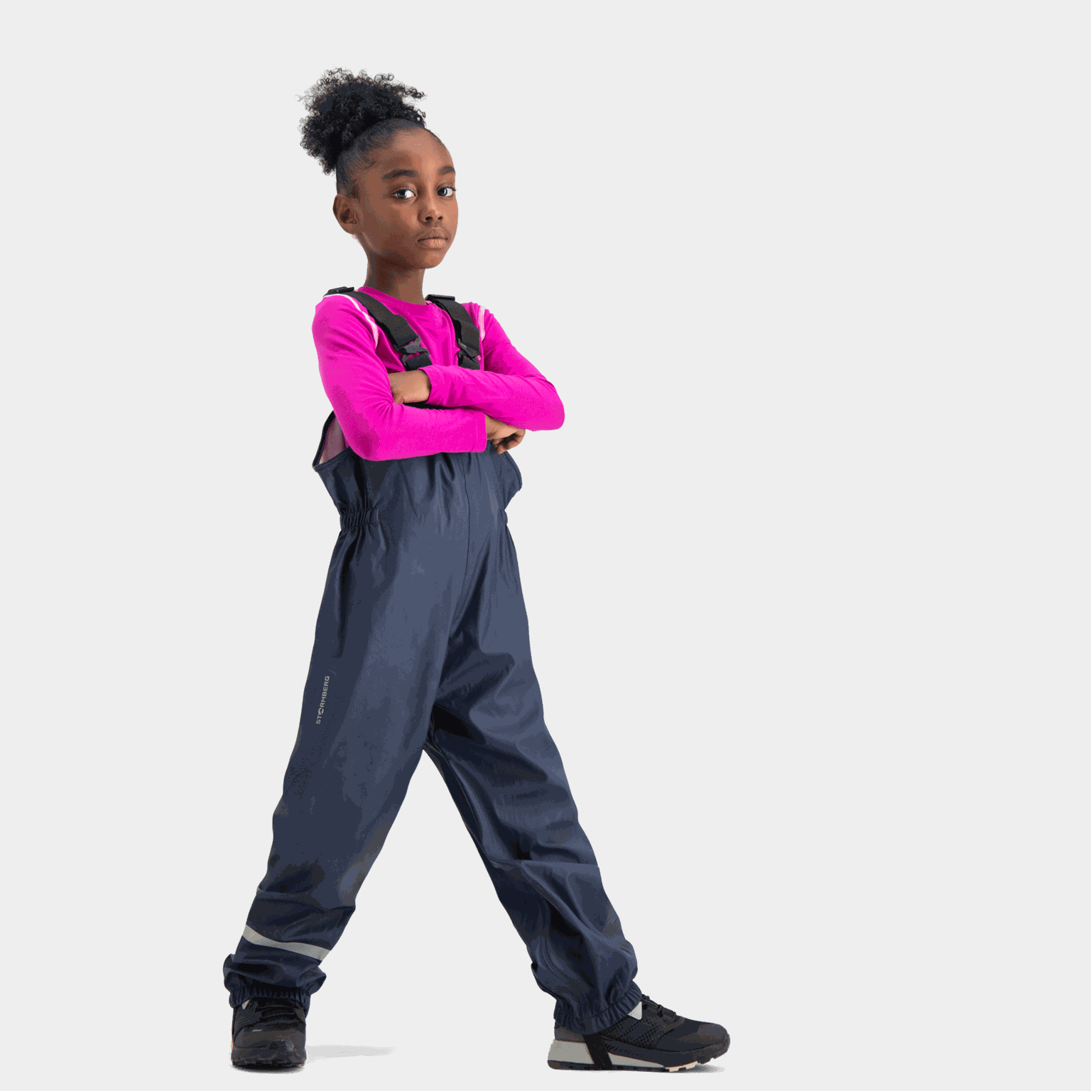 Kattegat Rain Bib Pants, regnbukse, barn - full image 1