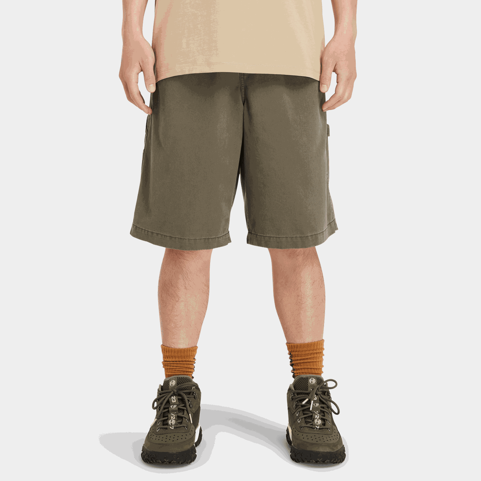 Washed Heavy Twill Carp, shorts, herre - full image 1