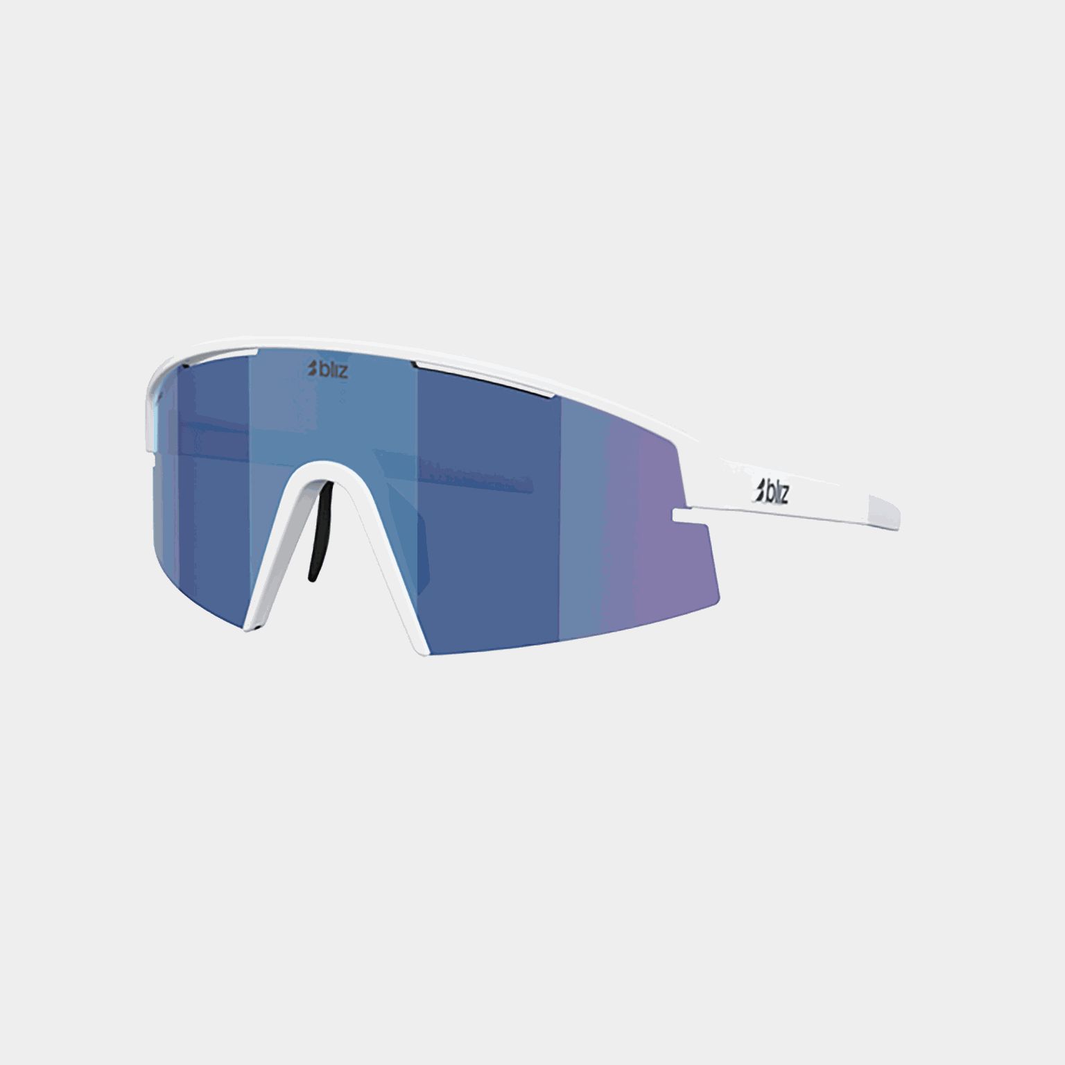 P006 MATTE WHITE SMOKE BLUE MULTI, solbriller, sportsbriller, unisex - full image 1