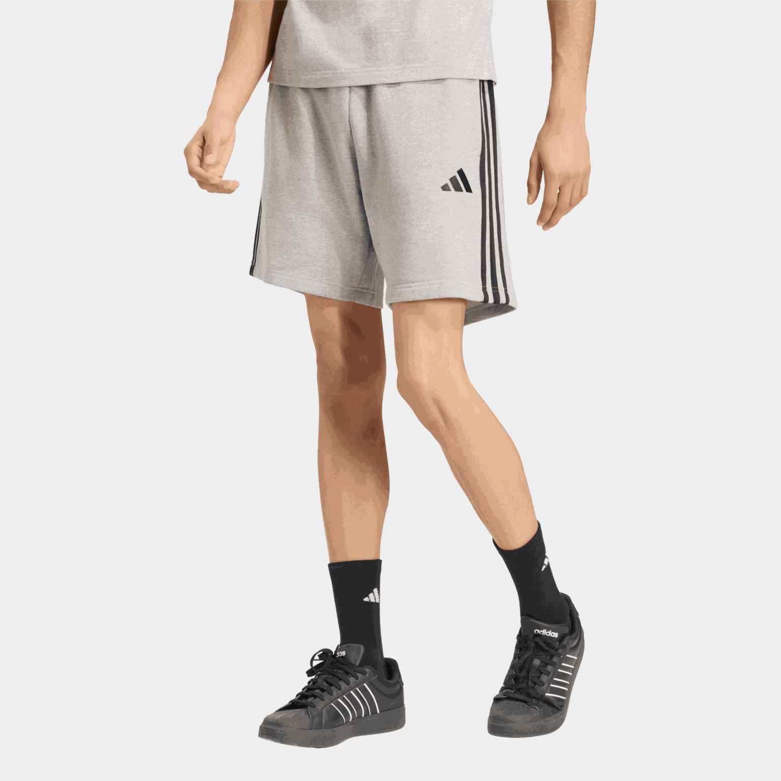 Essentials 3-Stripes French Terry Shorts, shorts, herre - full image 2