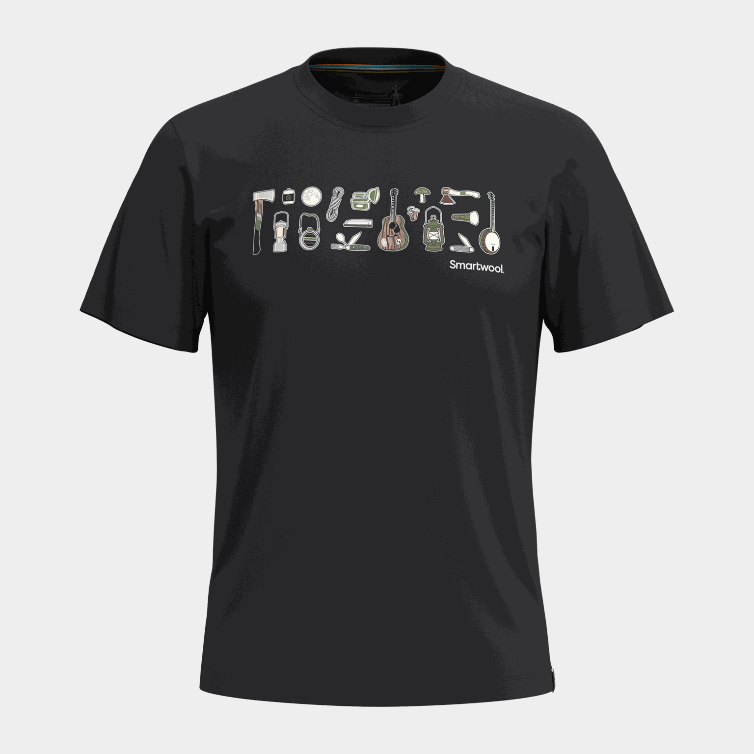 Gone Camping Graphic Short Sleeve Tee Sl Everyday - full image 1
