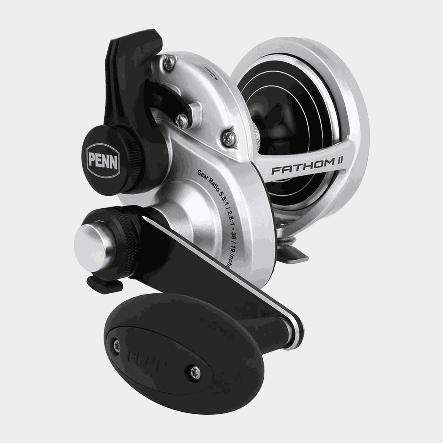 Fathom II 25NLD2 Bent T Handle, havfiskesnelle - full image 1
