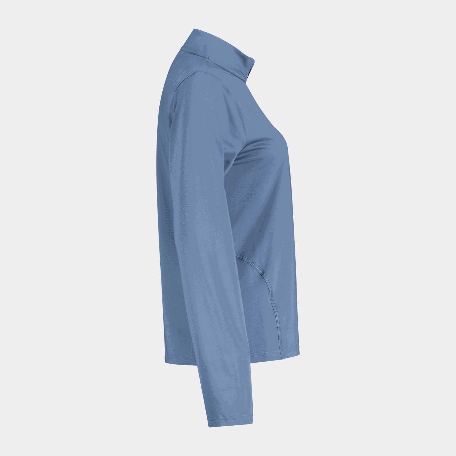 Running ¼ Zip Long Sleeve Tee, treningsgenser, dame - full image 3