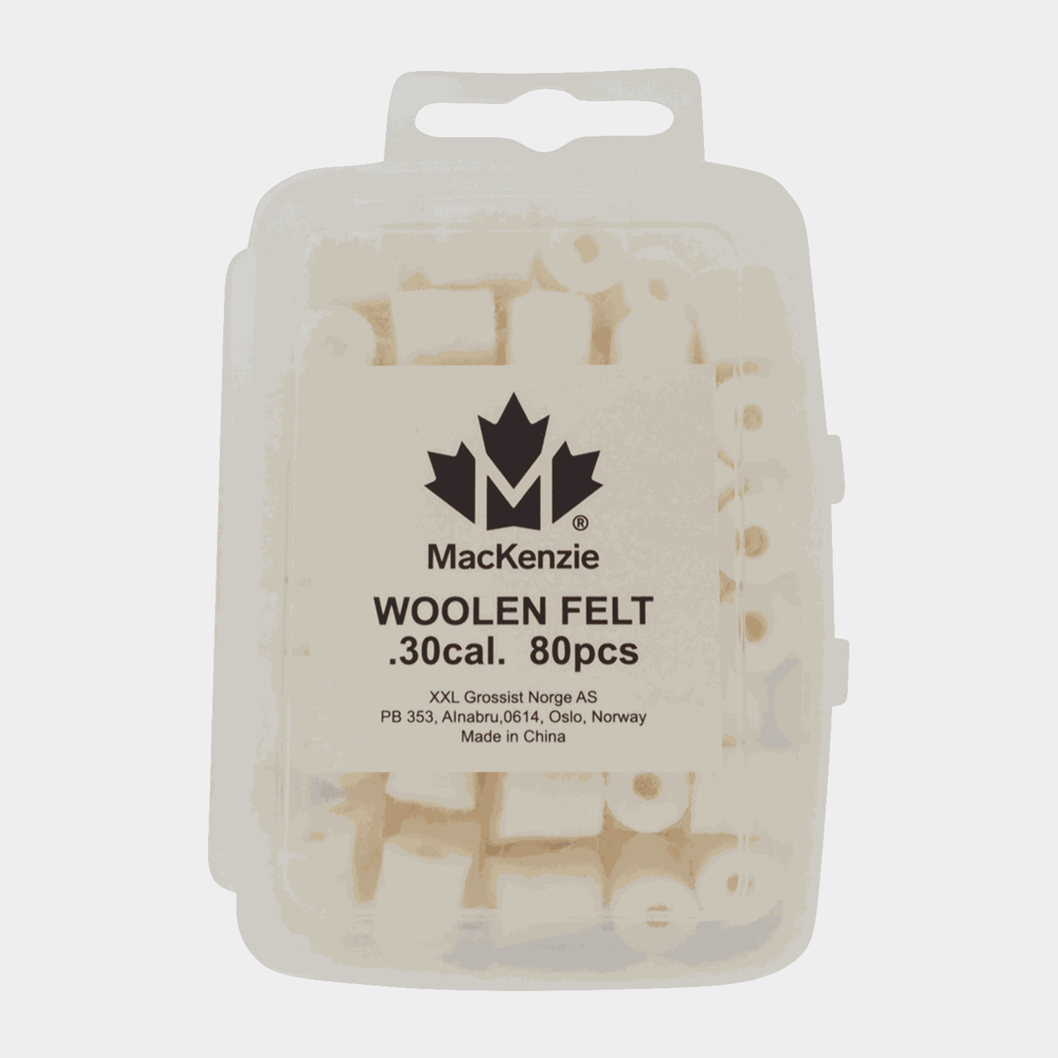 Woolen Felt Pellets, .30 Cal, pussepropper - full image 2