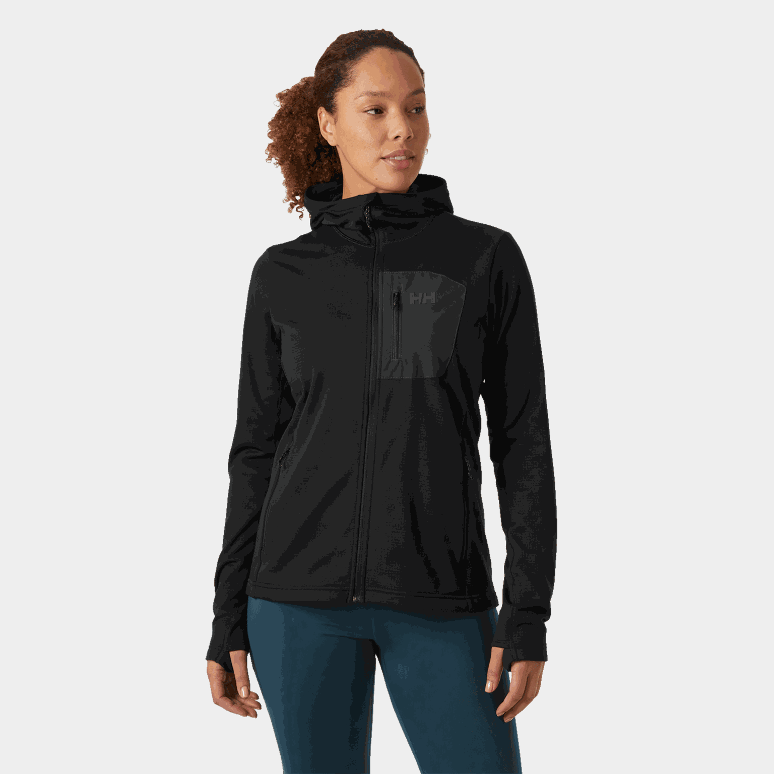 Versalite Hooded Jacket, fleecejakke, dame - full image 1