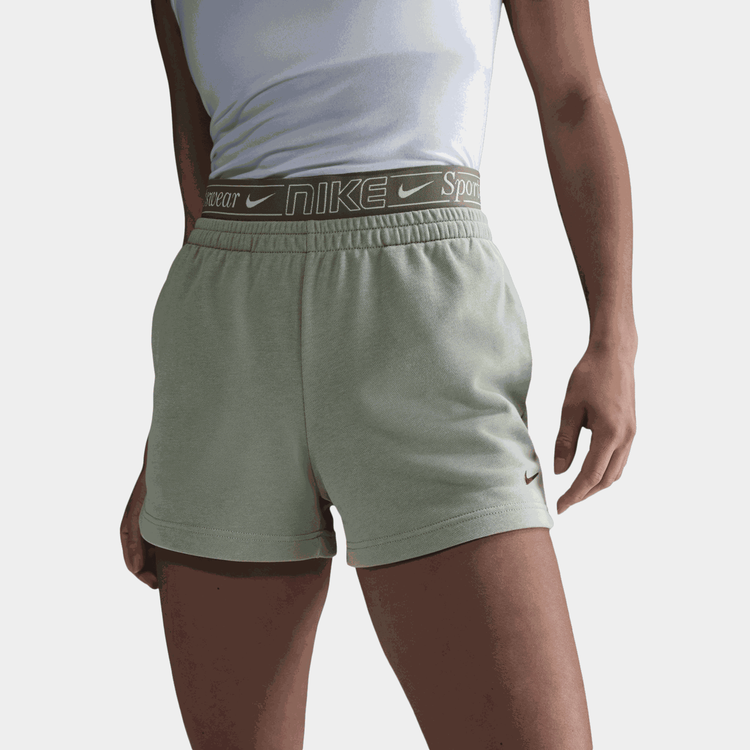 Sportswear Chill Terry Mid-Rise, shorts, dame - full image 1