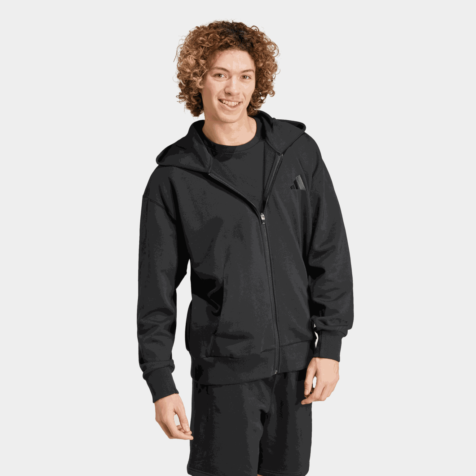ALL SZN Fleece Full-Zip Hoodie, hettejakke, herre - full image 3