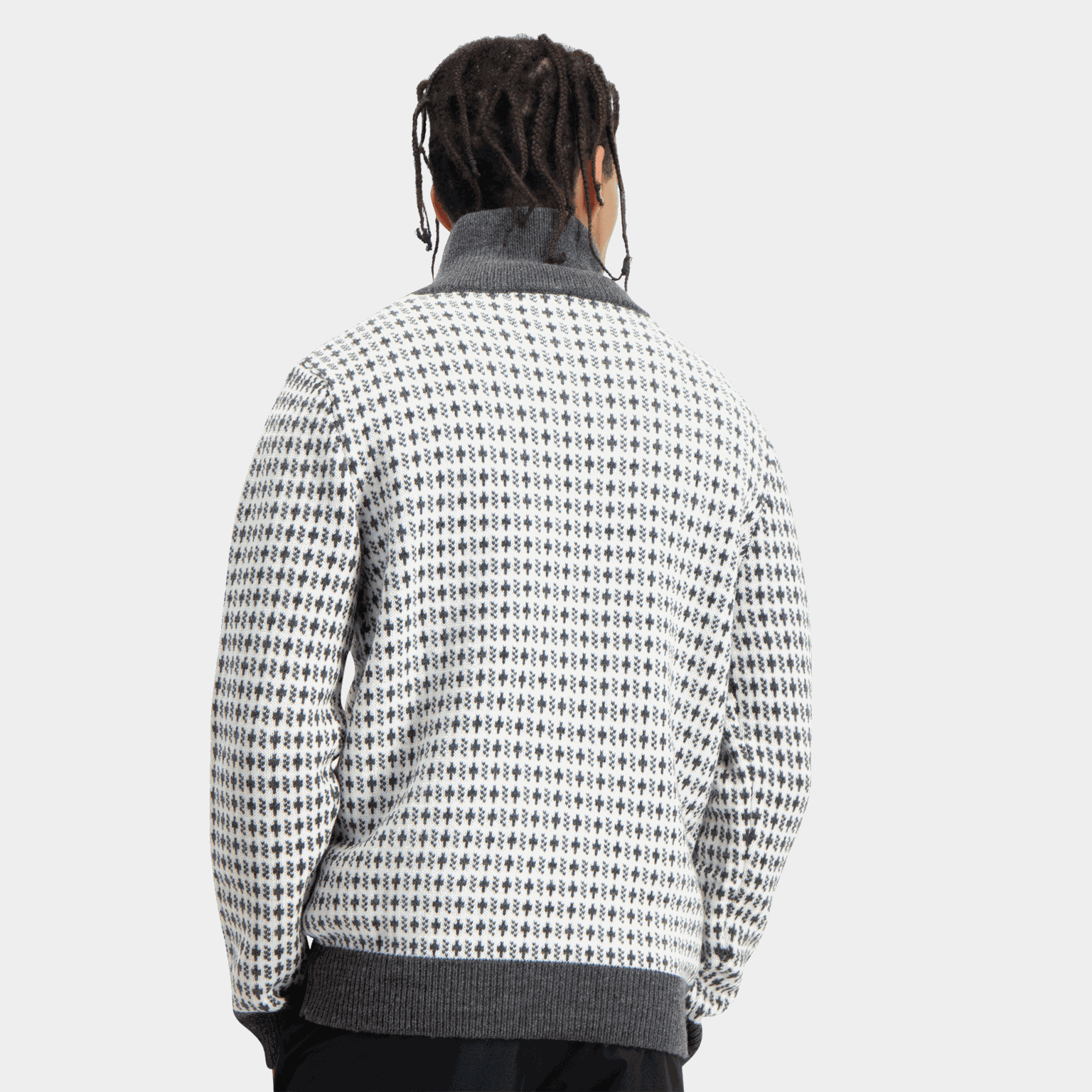 Nordishavet Wool Zip Sweater, ullgenser, herre - full image 3