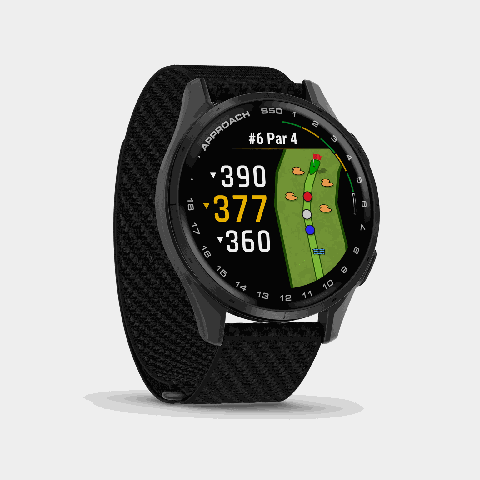 Approach S50, 43 mm, Golf GPS, golfklokke - full image 3