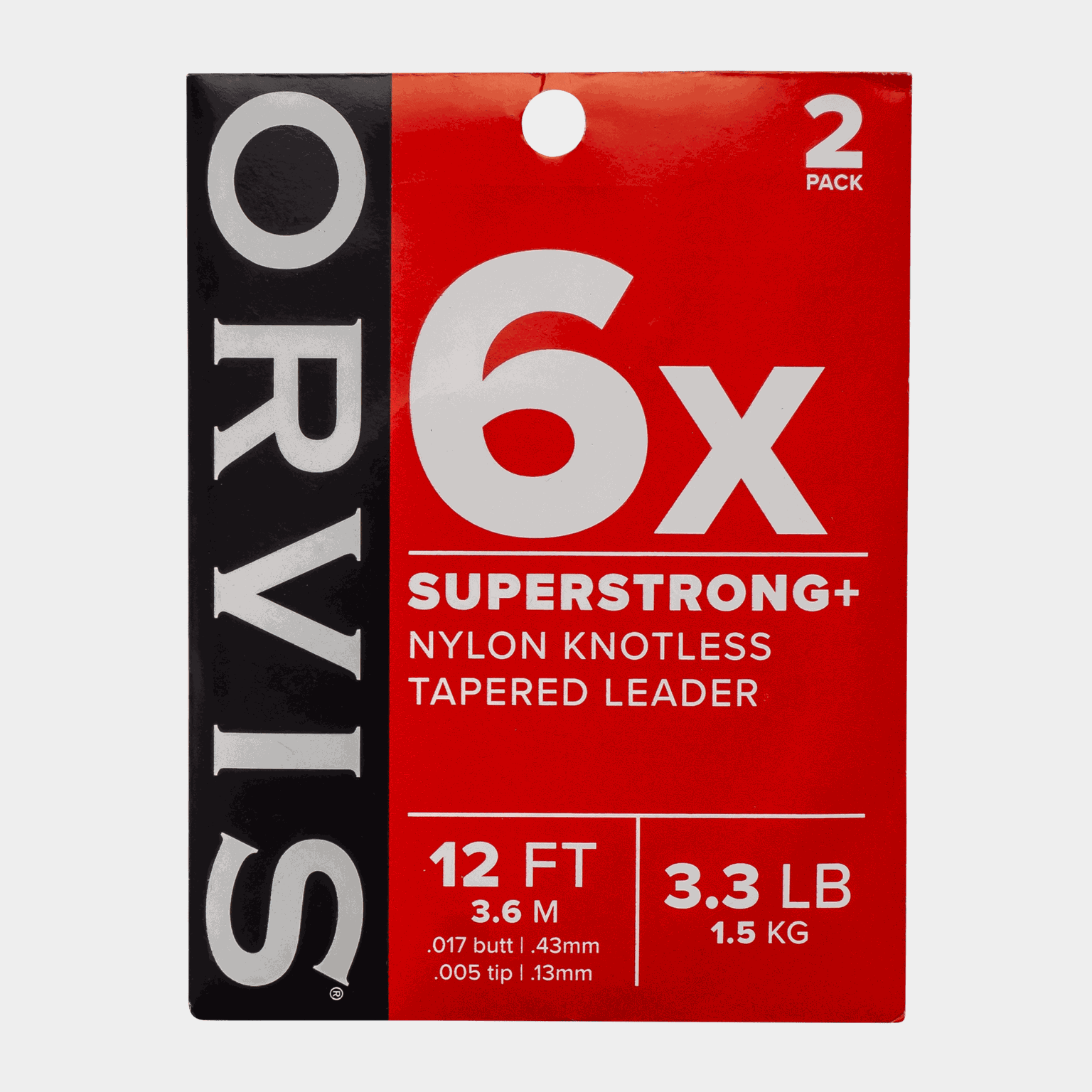 Super Strong Plus Leaders 12' 6x, fortom - full image 1