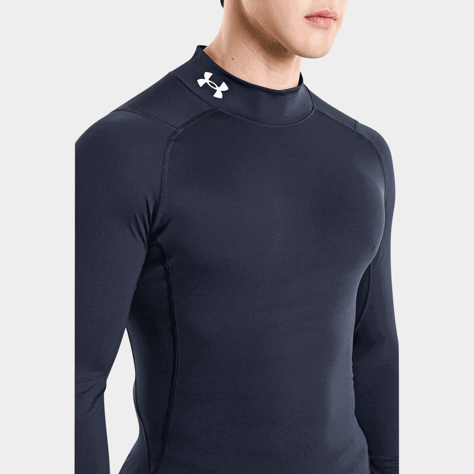 HeatGear Core Mock, kompresjonstrøye, herre - full image 4