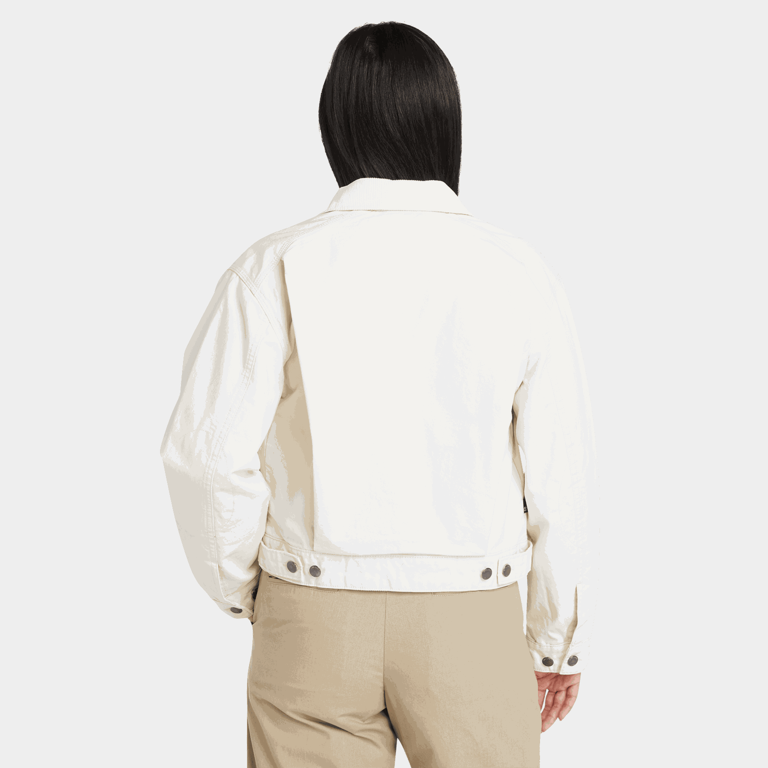 Washed Canvas Jacket, jakke, dame - full image 3