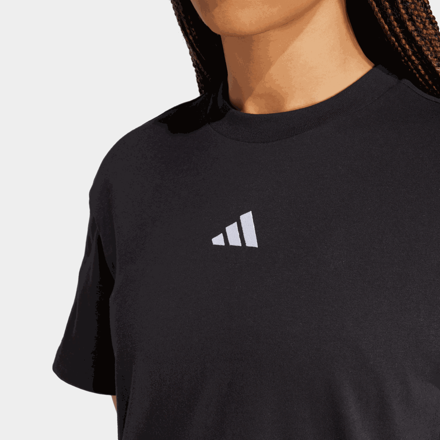 Essentials 3-Stripes Boyfriend T-Shirt, t-skjorte, dame - full image 4