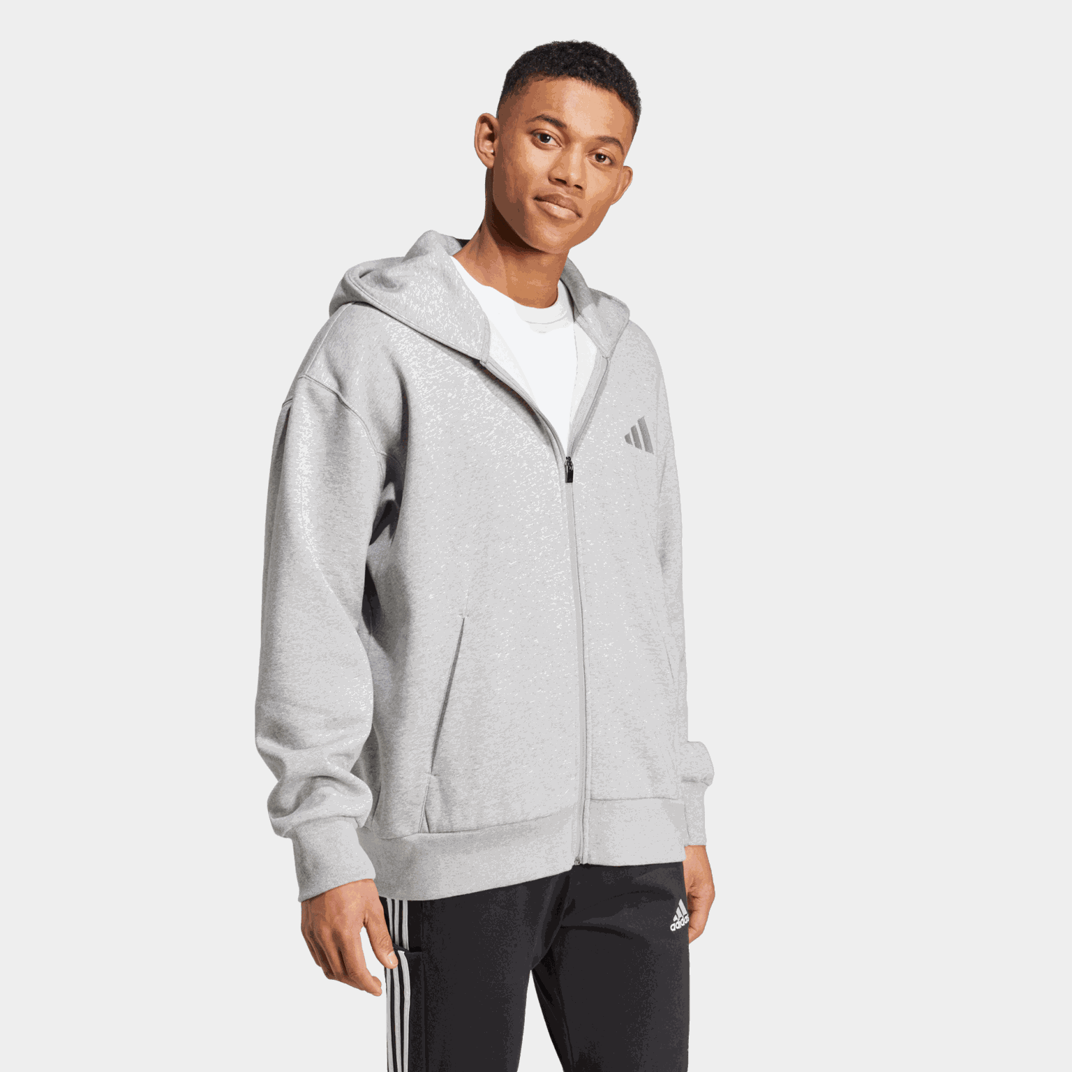 ALL SZN Fleece Full-Zip Hoodie, hettejakke, herre - full image 2