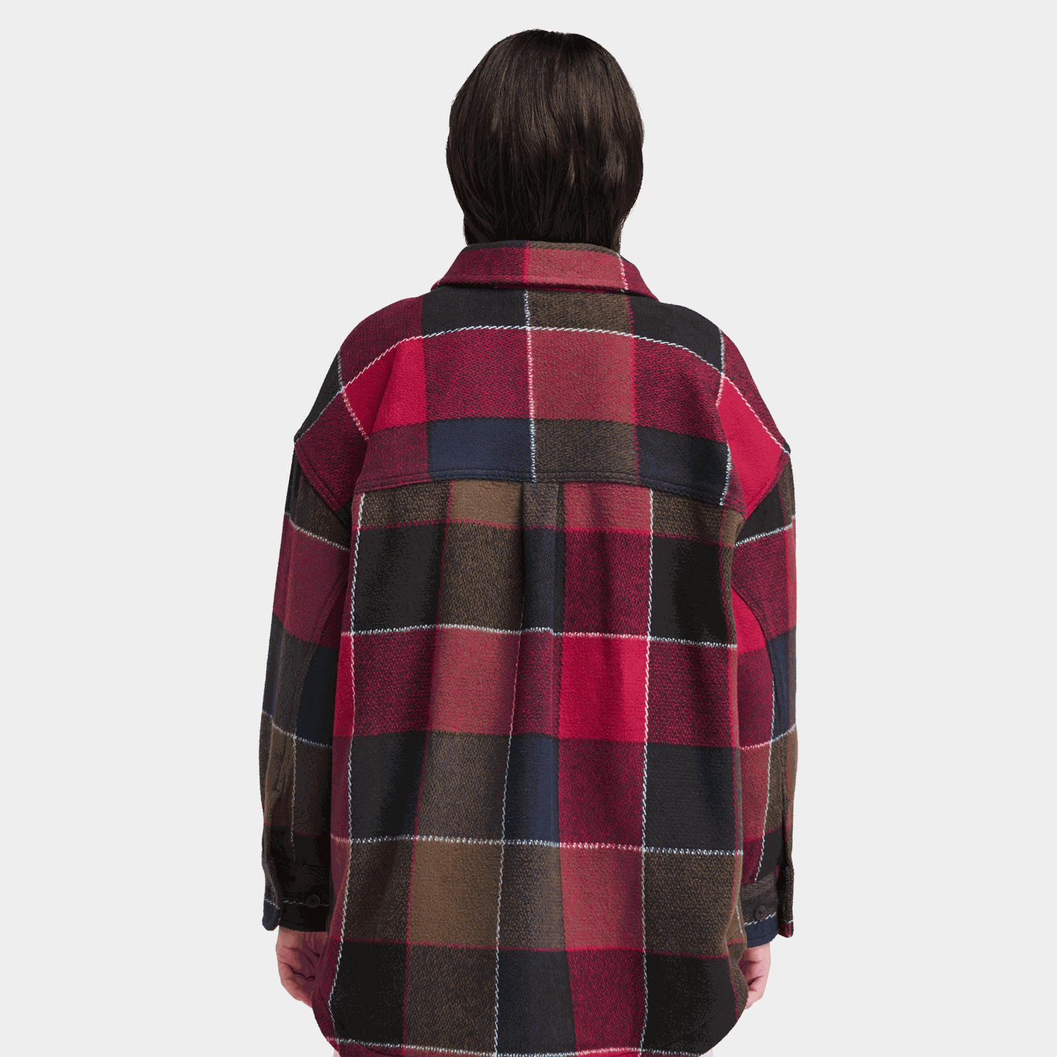 Flannel Long Overshrt, jakke, dame - full image 3