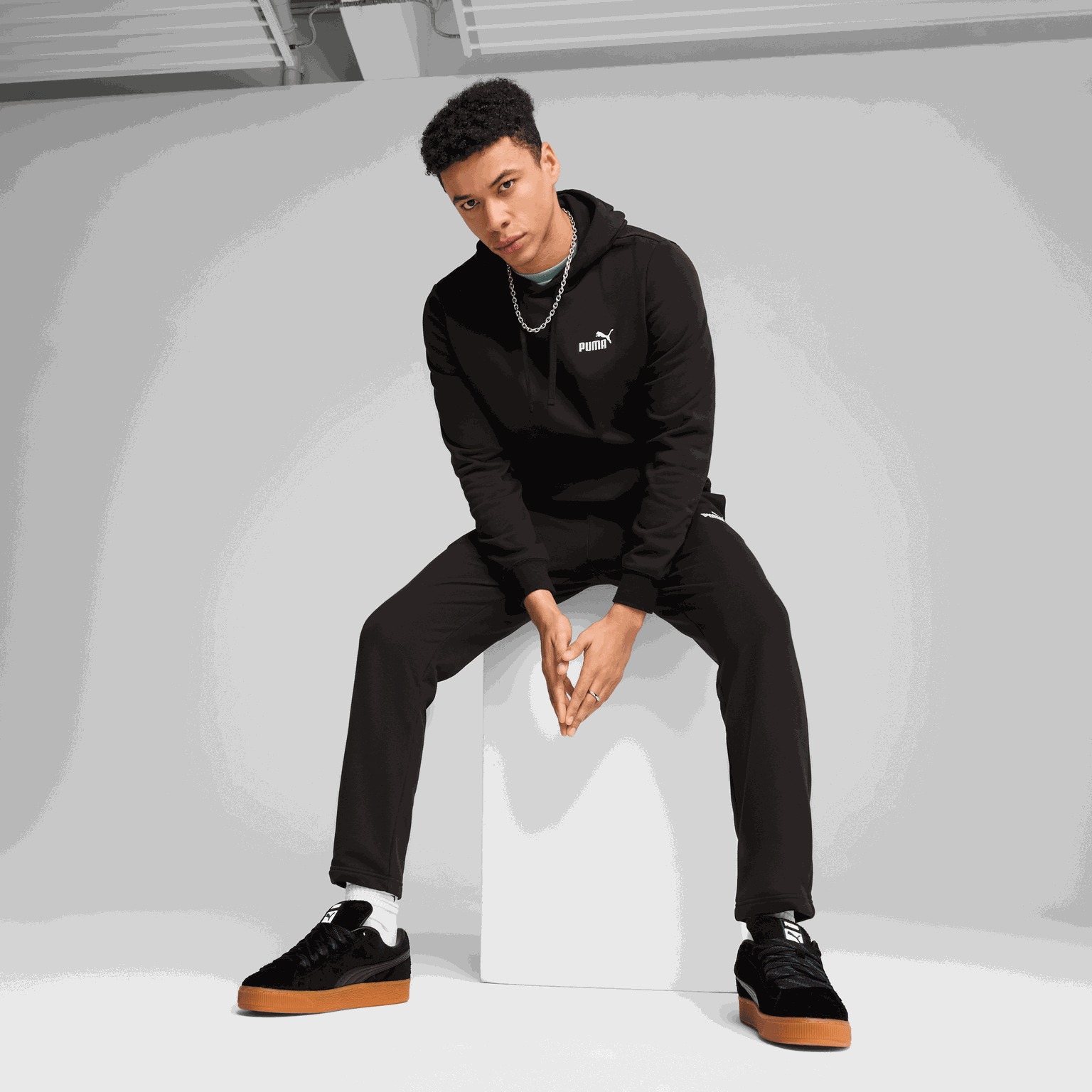 Essential Small No. 1 Logo Hoodie FL, hettegenser, herre - full image 3