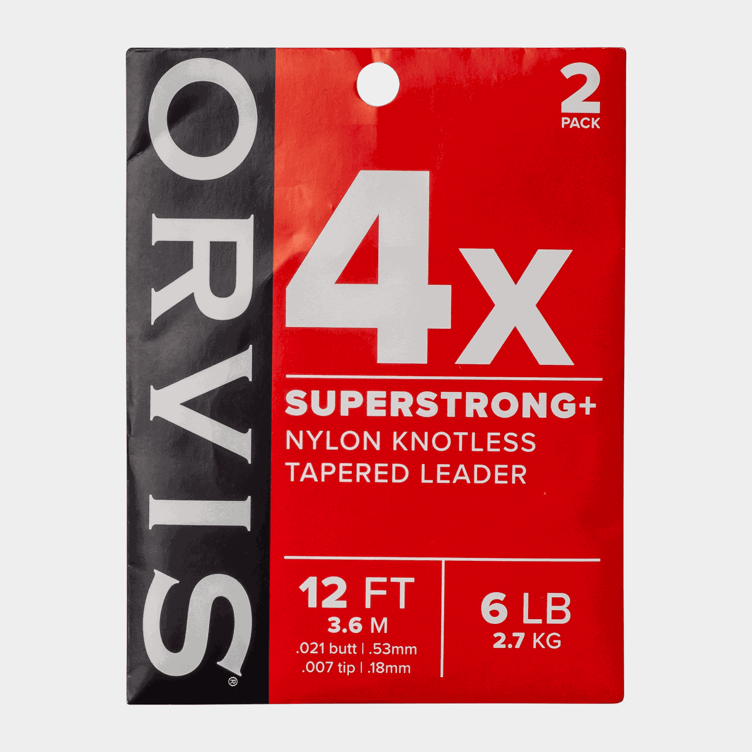 Super Strong Plus Leaders 12' 4x, fortom - full image 1