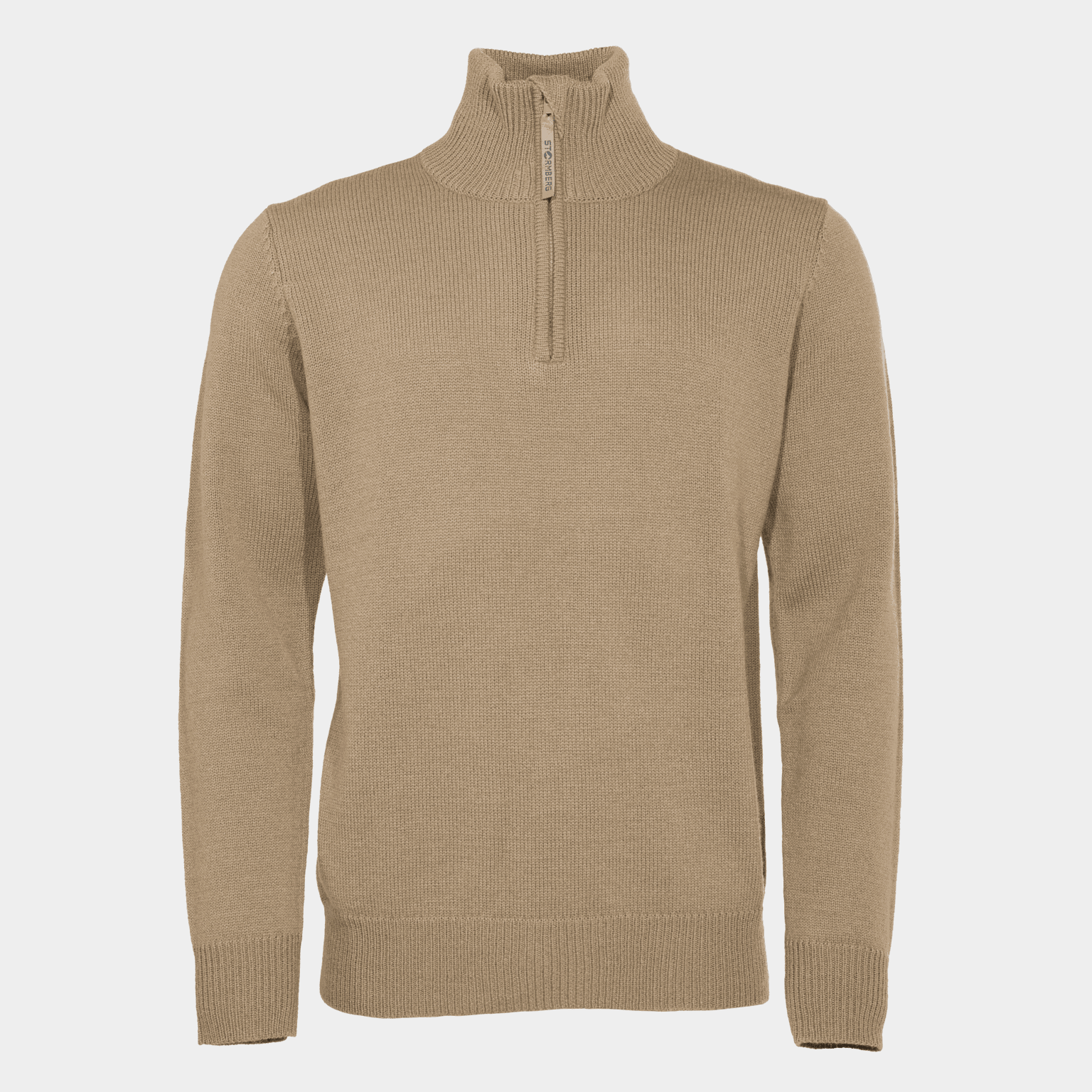 Nordfjord Half Zip Knitted Sweater, ullgenser - full image 1