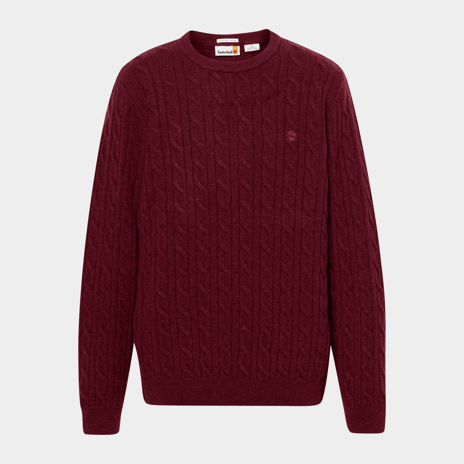 Cable Crew Neck Sweater, bomullsgenser, herre - full image 1