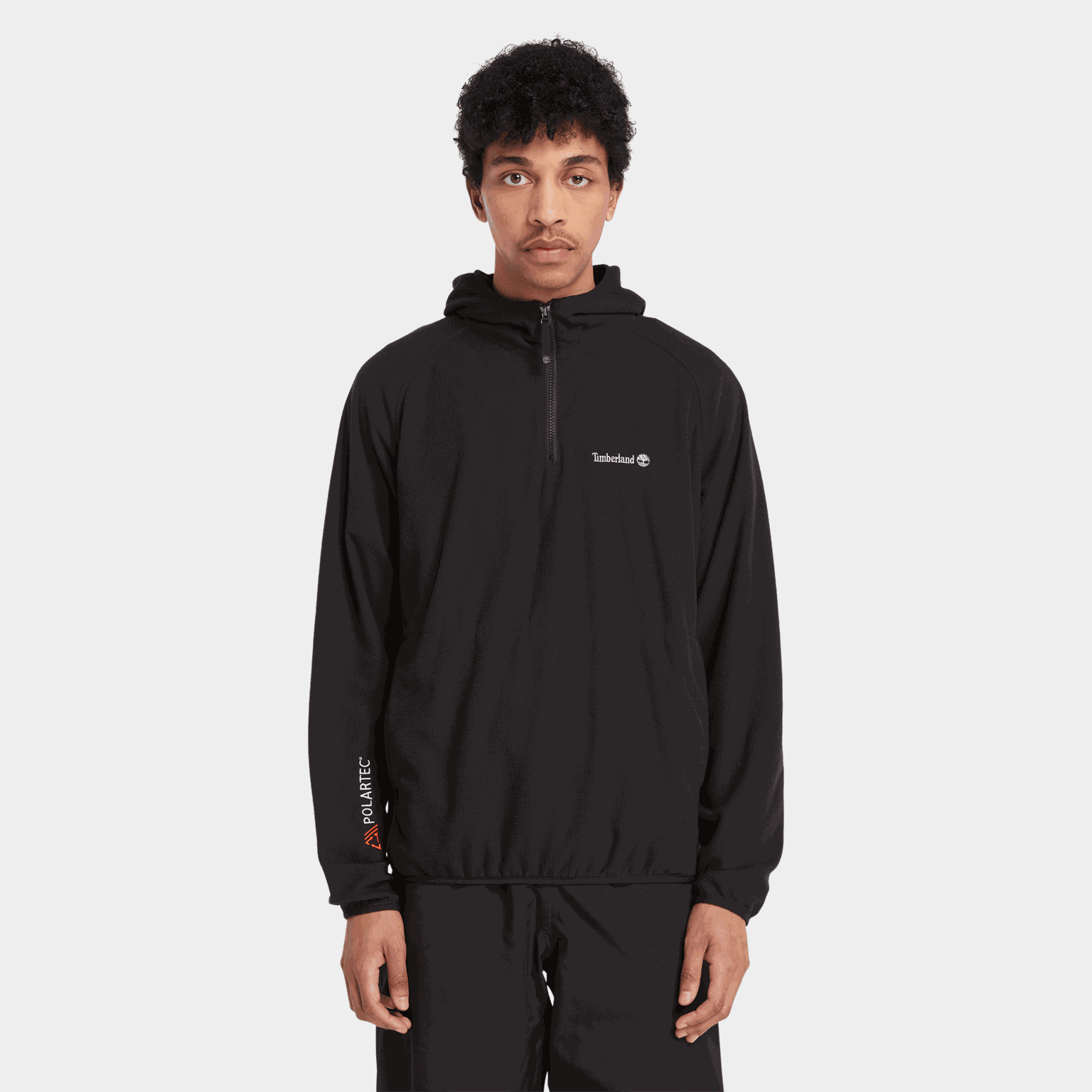 Polartec 1/4 Zip Hooded, hettegenser, herre - full image 1