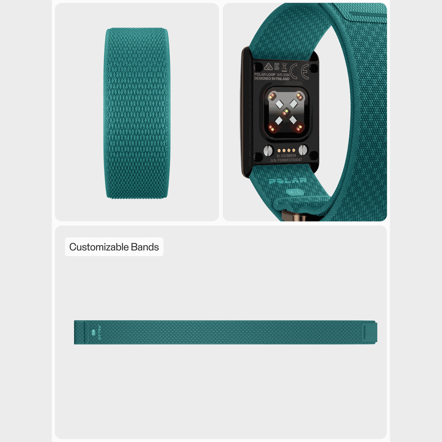 WB LOOP TEAL S-L, Klokkereim - full image 2