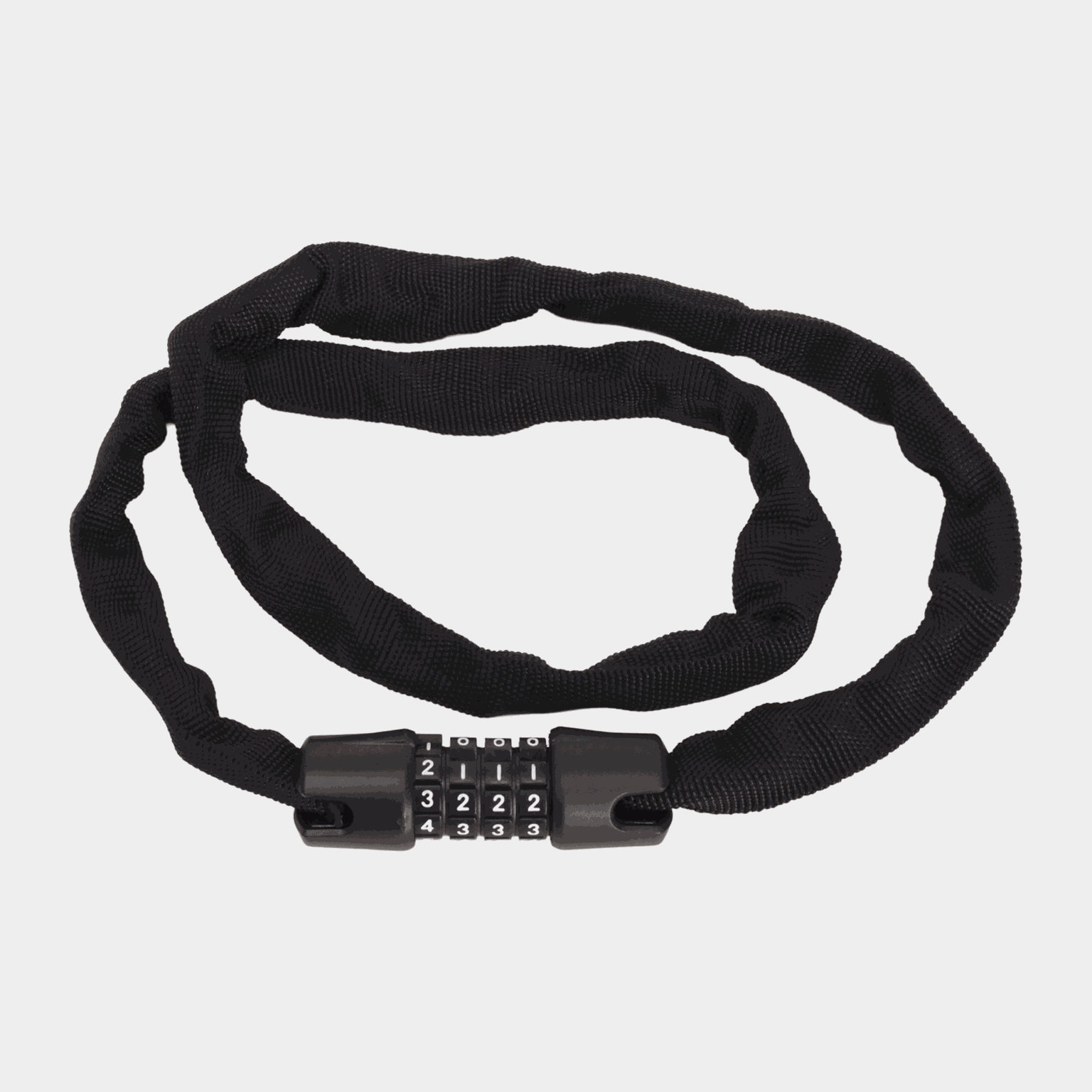 Chain lock 90/4mm Combo Black, sykkellås - full image 1