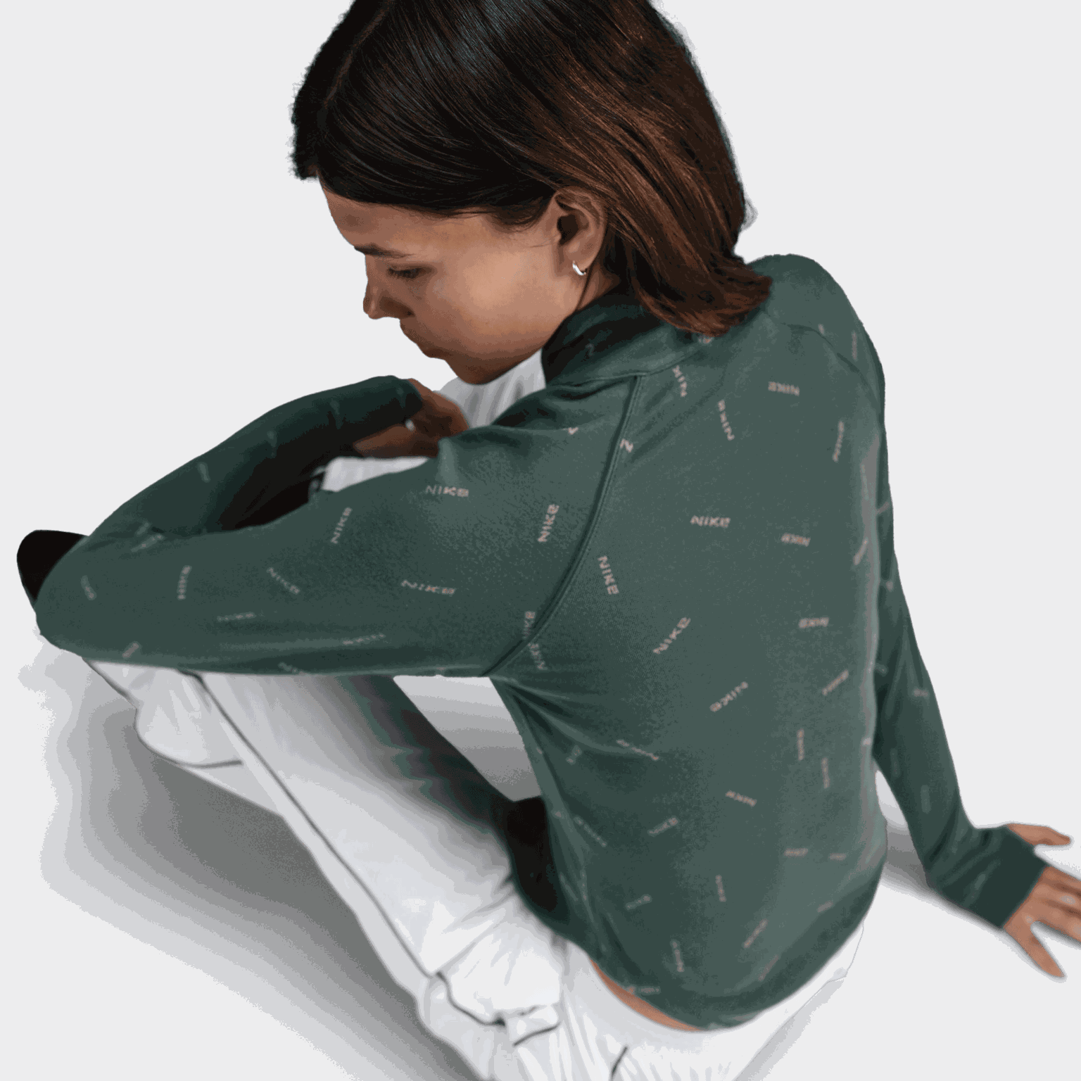 Slim 1/2-Zip Long Sleeve Top, dame - full image 2