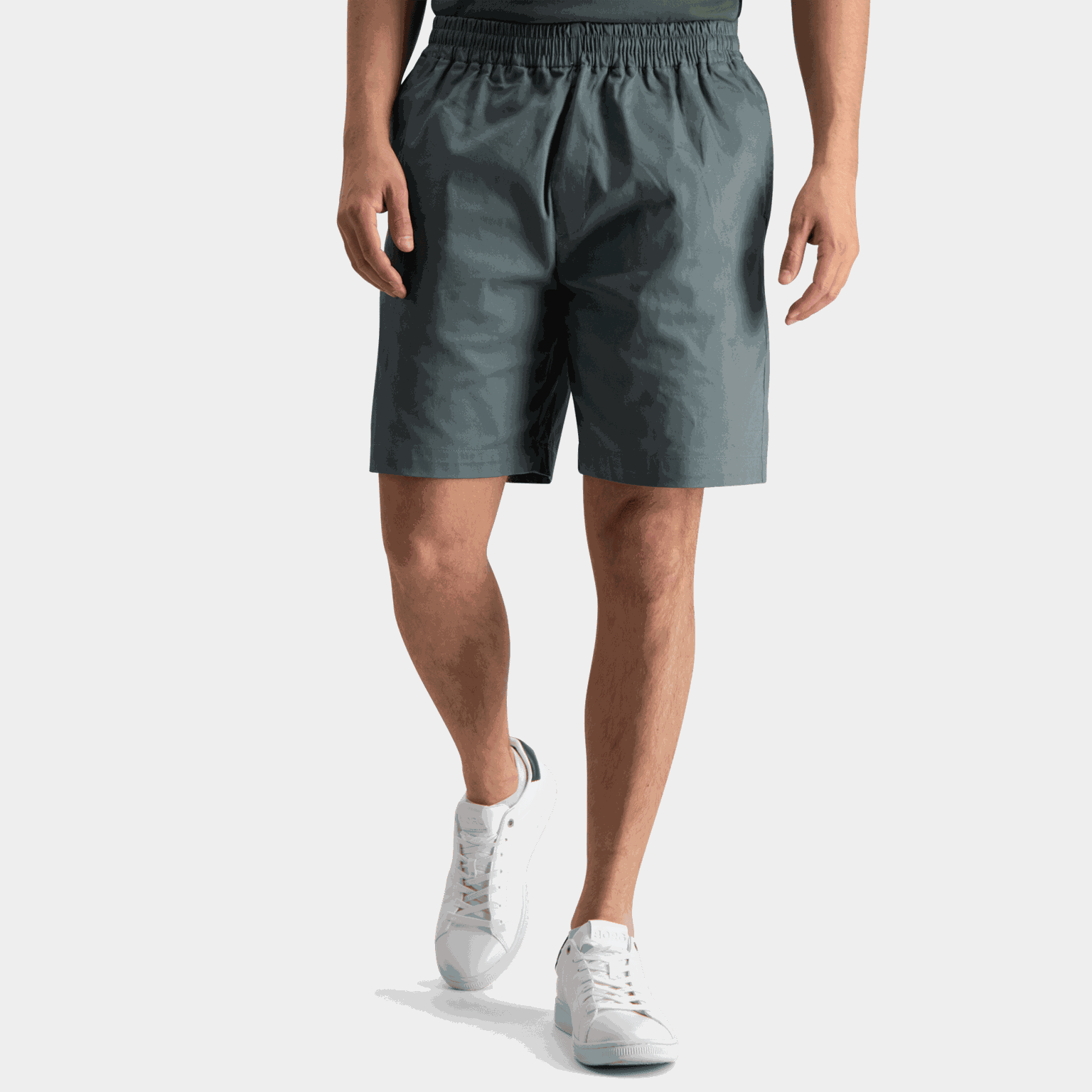 Center Woven Drawstring Shorts, shorts, herre - full image 1