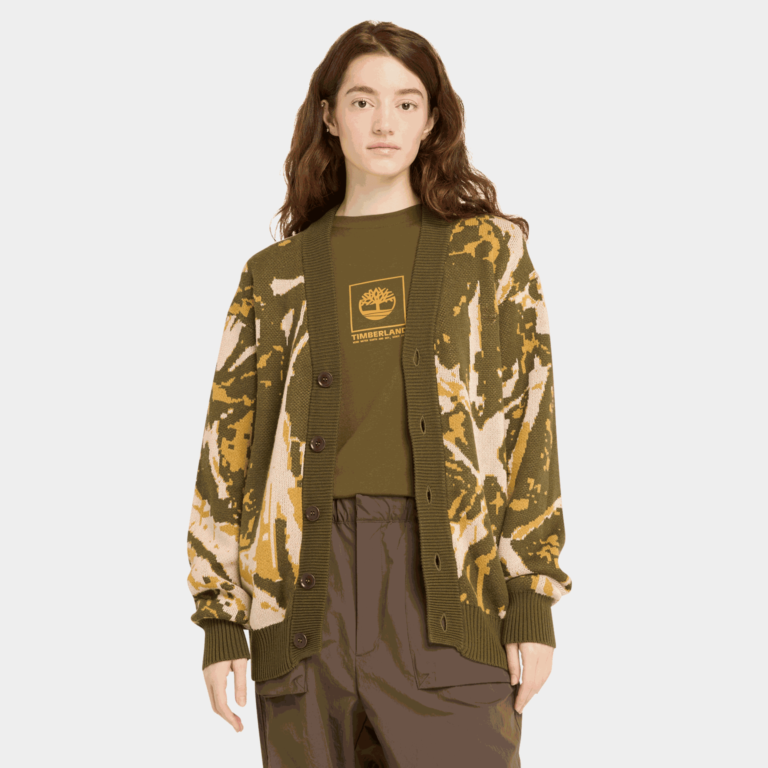 Forest Camo Cardigain, jakke, unisex - full image 1