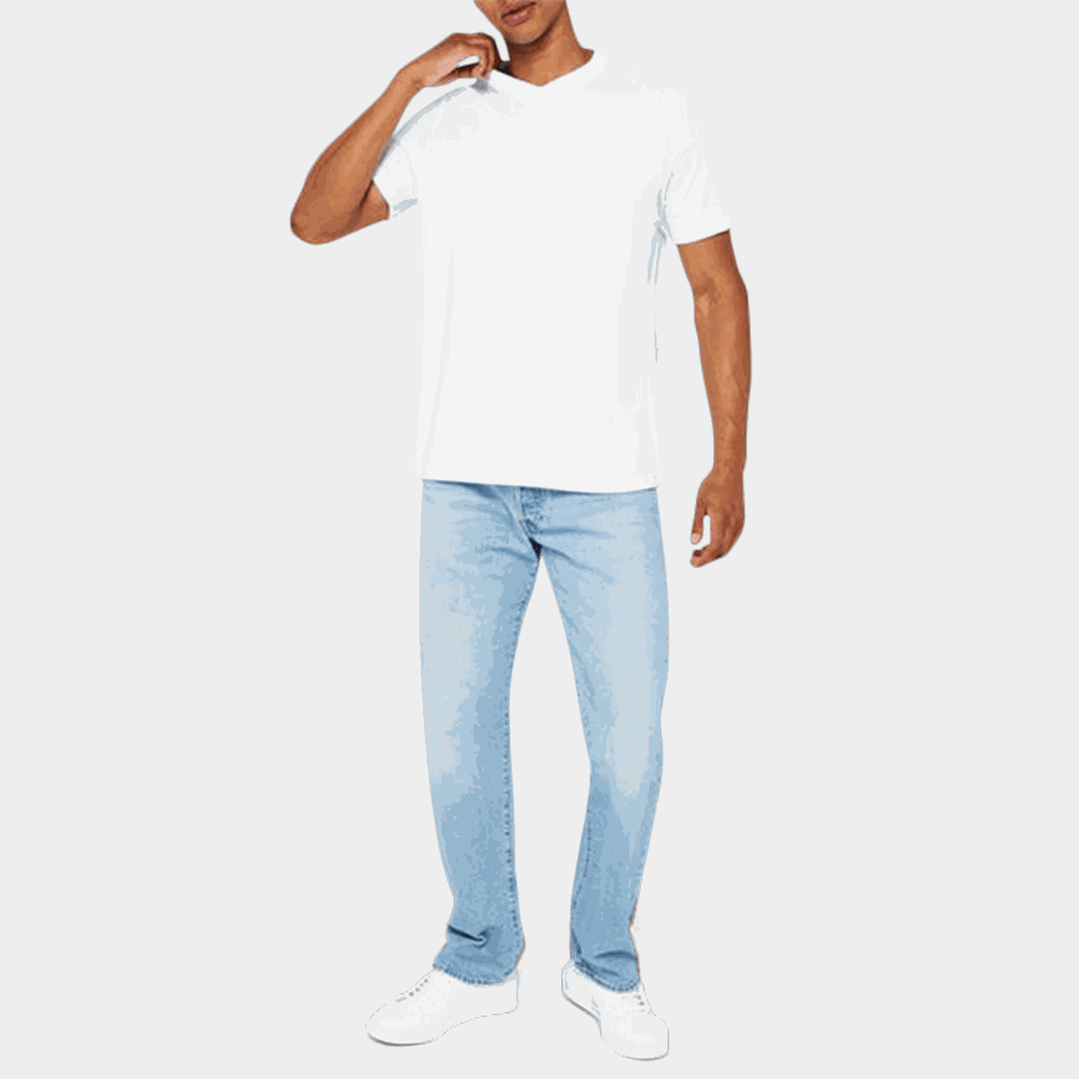 3 Pack V Neck Tee, t-skjorte, herre - full image 1