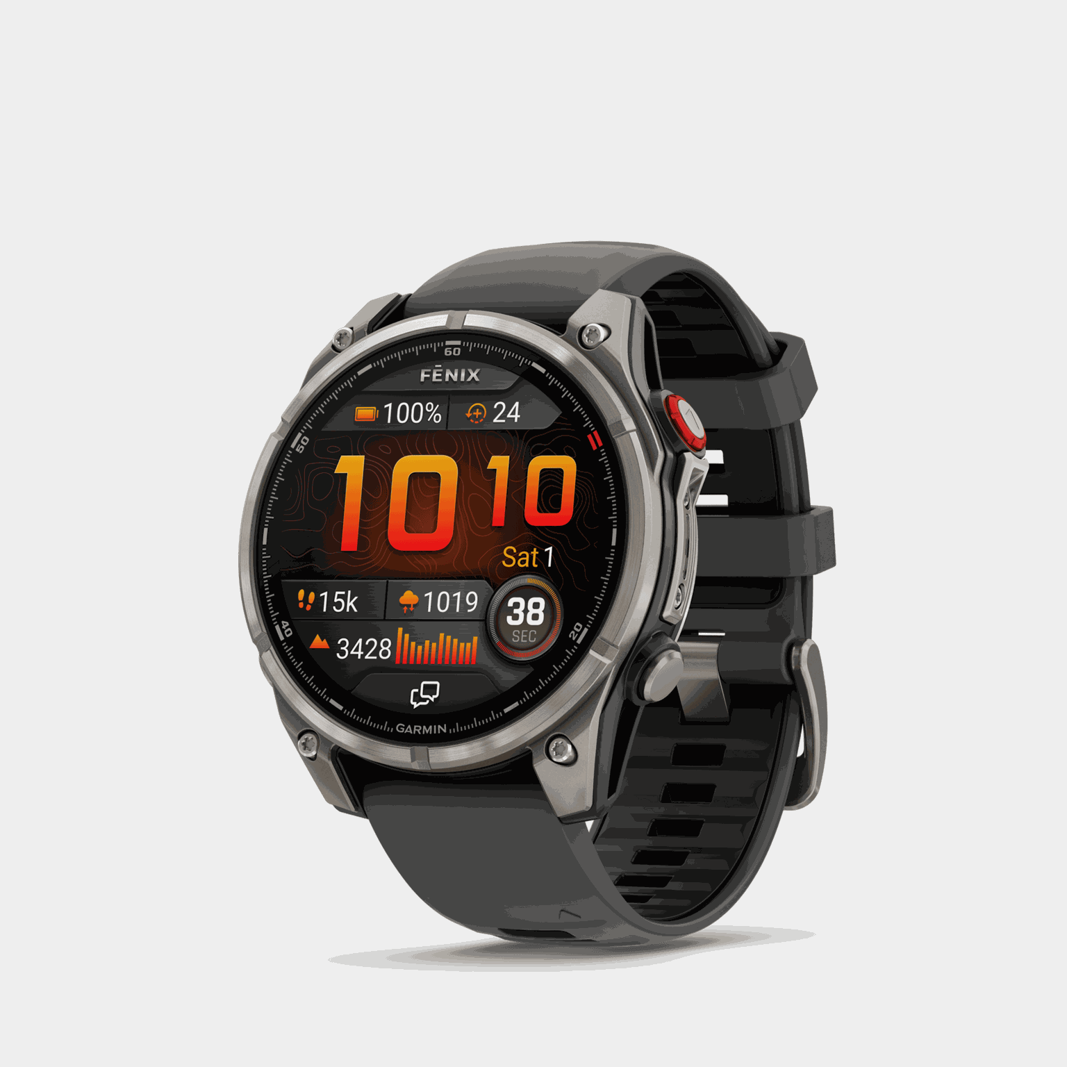 fenix 8 Pro 47mm, LTE, Saph, Ti, Graphite, EMEA, multisportklokke, smartklokke - full image 2