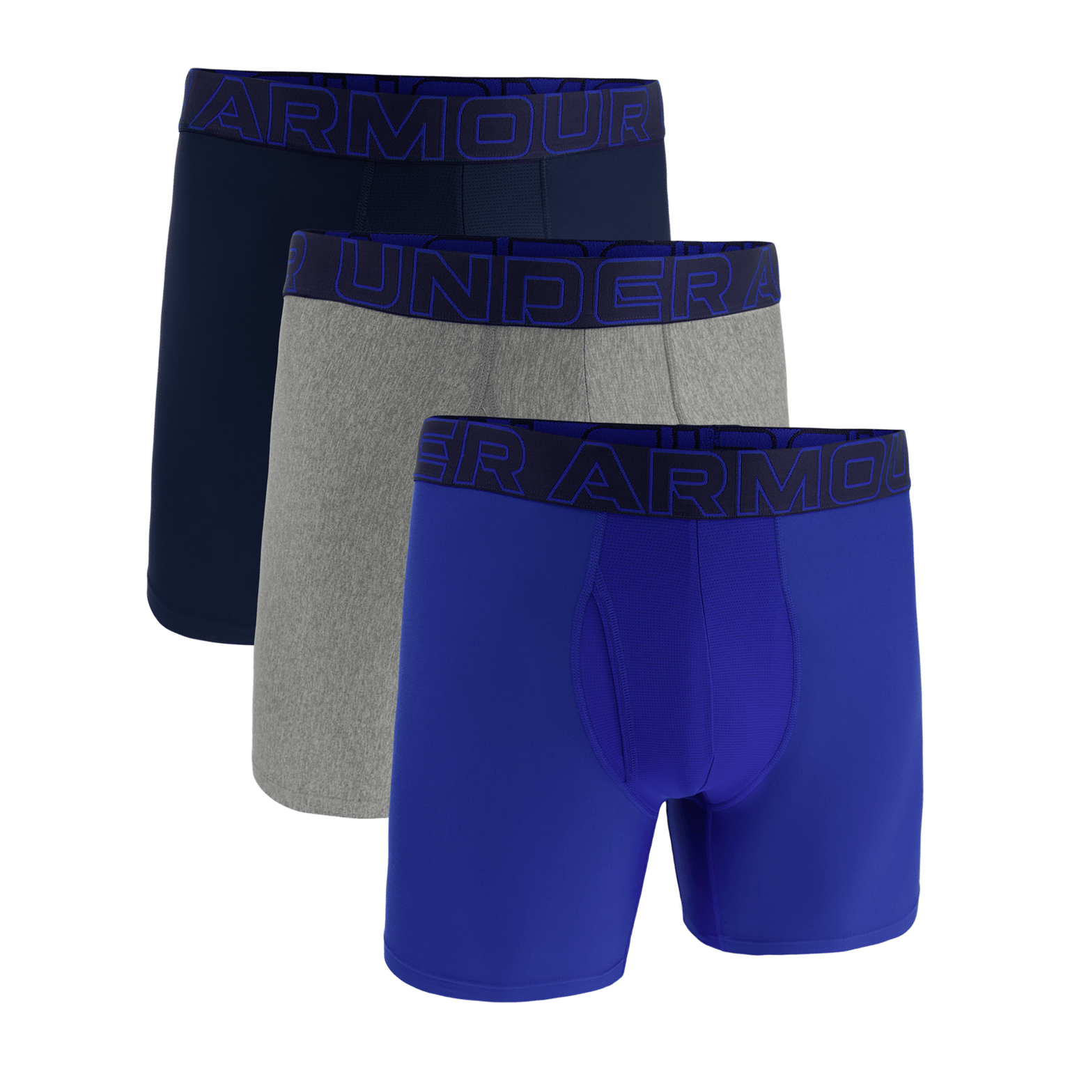 Under Armour Performance Tech - Solid 6 3Pk, boxershorts, herre