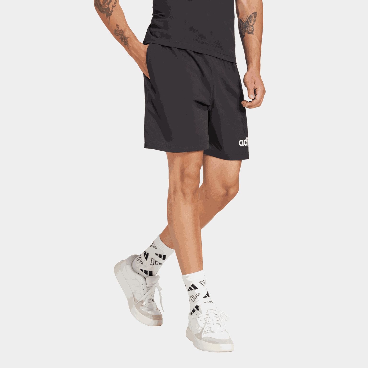 Essentials Linear Single Jersey Shorts, shorts, herre - full image 2