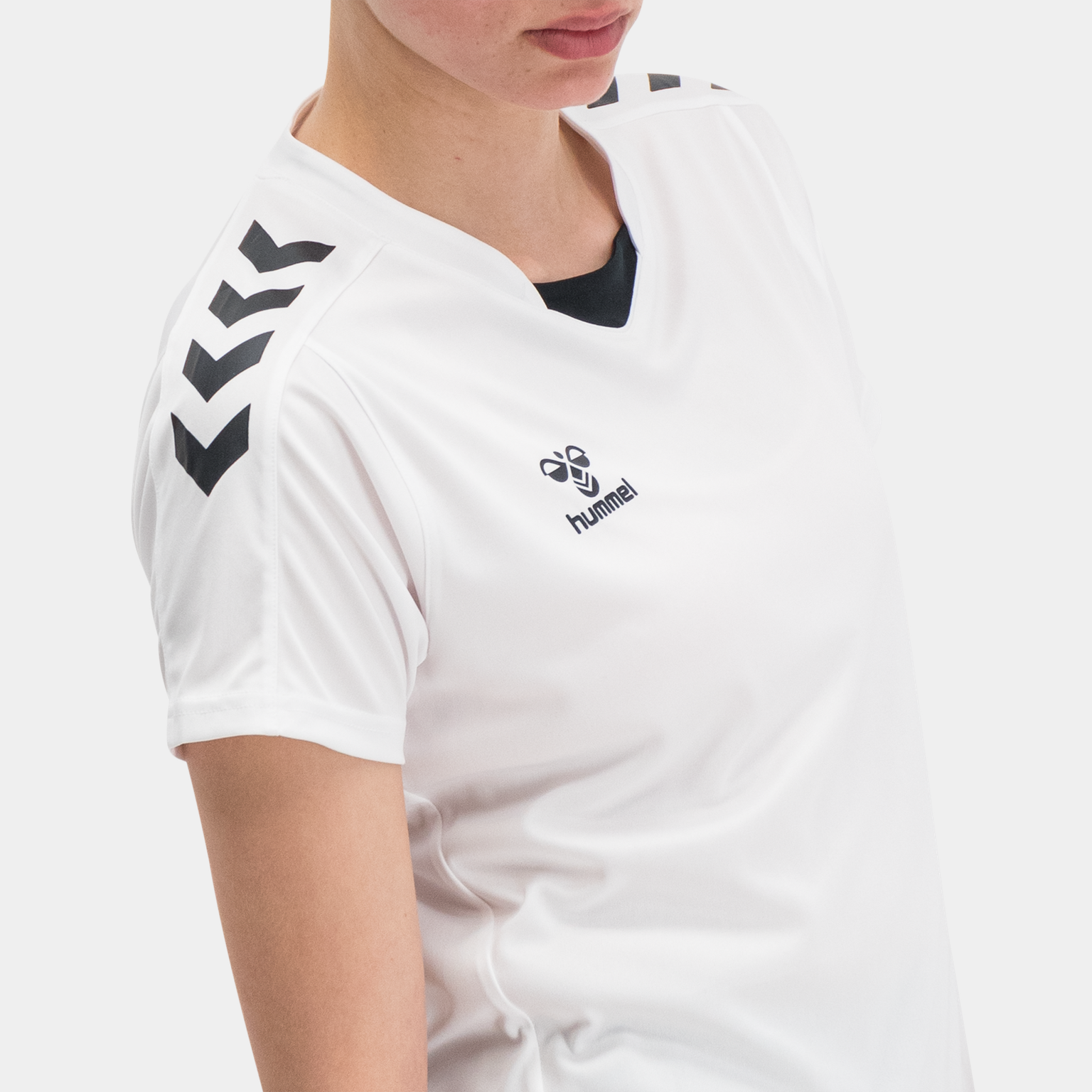 hmlCORE XK Poly Jersey Short Sleeve, treningstrøye dame - full image 3