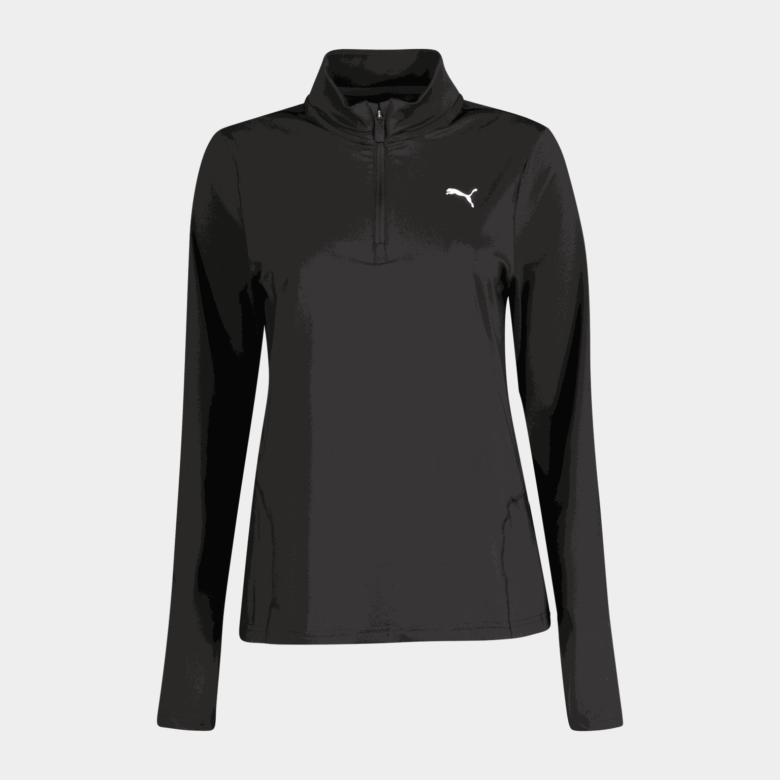 Running ¼ Zip Long Sleeve Tee, treningsgenser, dame - full image 2