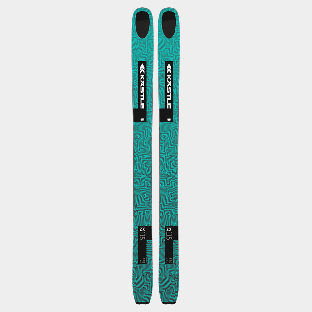 Touring Skis ZX115 24/25, frikjøringsski - Allmountainski - Grønn