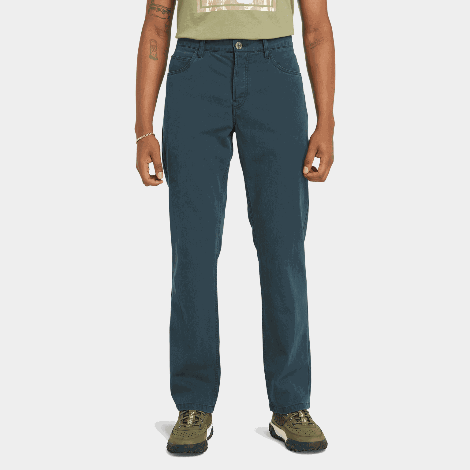 Washed Twill 5 Pocket P, bukse, herre - full image 2