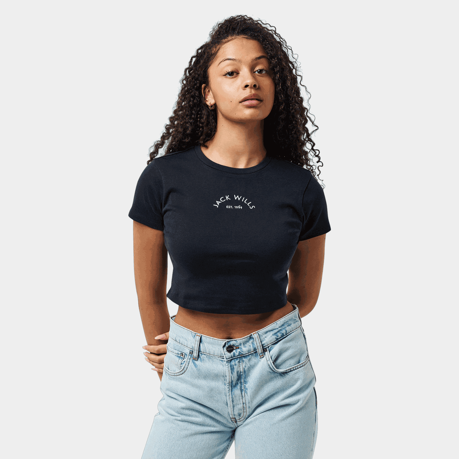 Crop Top Tee, kort t-skjorte, dame - full image 1