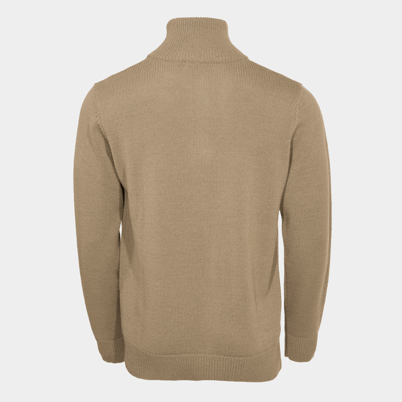 Nordfjord Half Zip Knitted Sweater, ullgenser - full image 3