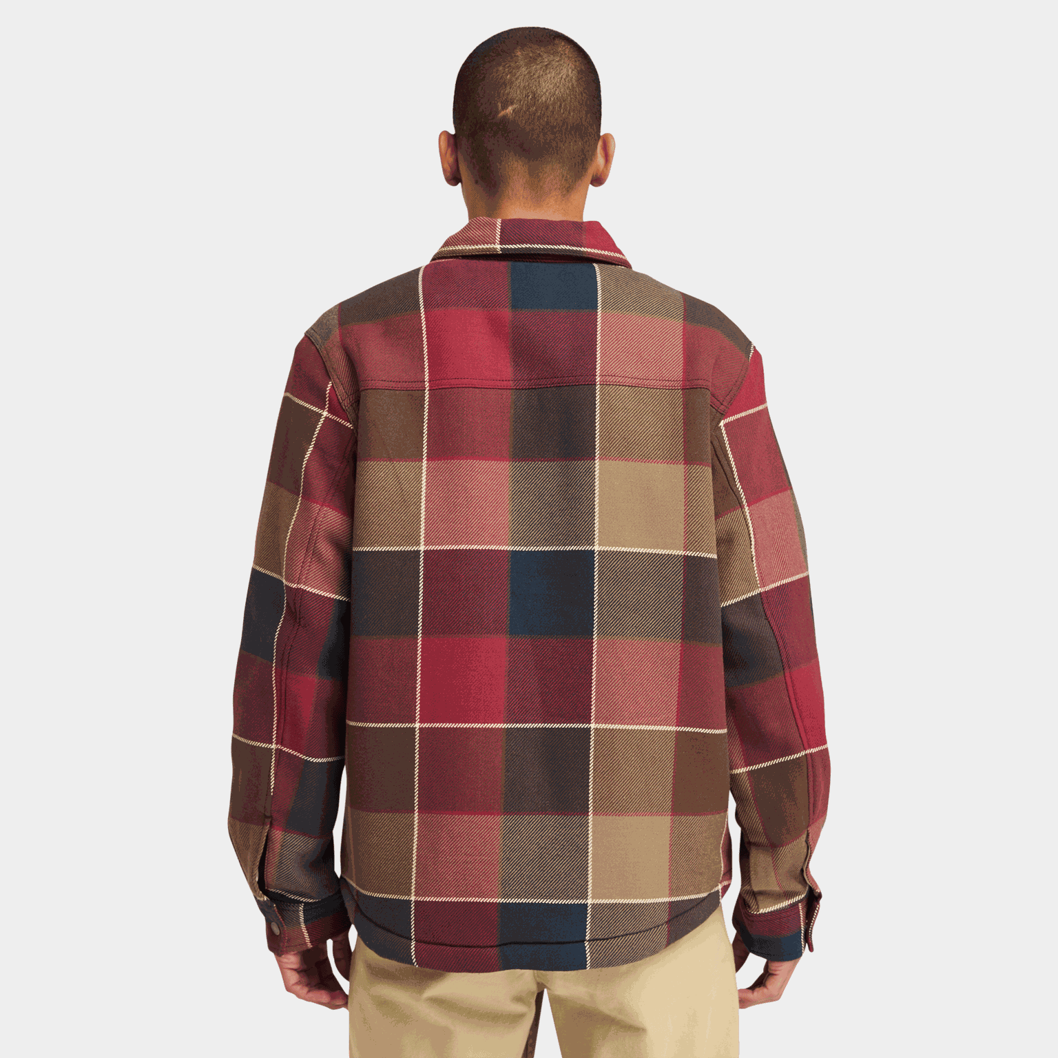 Sherpa Lined Plaid Over, jakke, herre - full image 3
