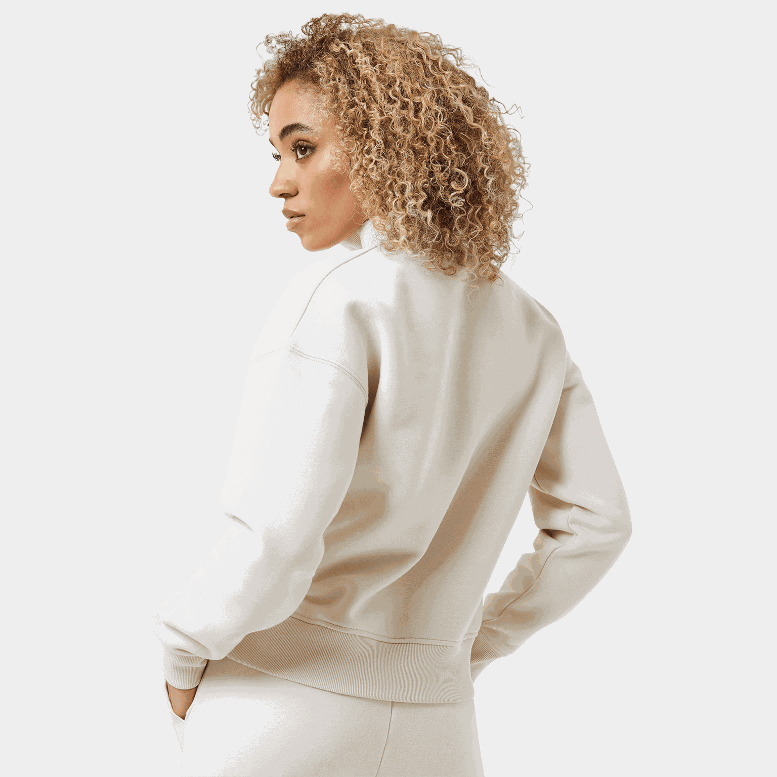 Quarter Zip Sweatshirt, genser, dame - full image 2